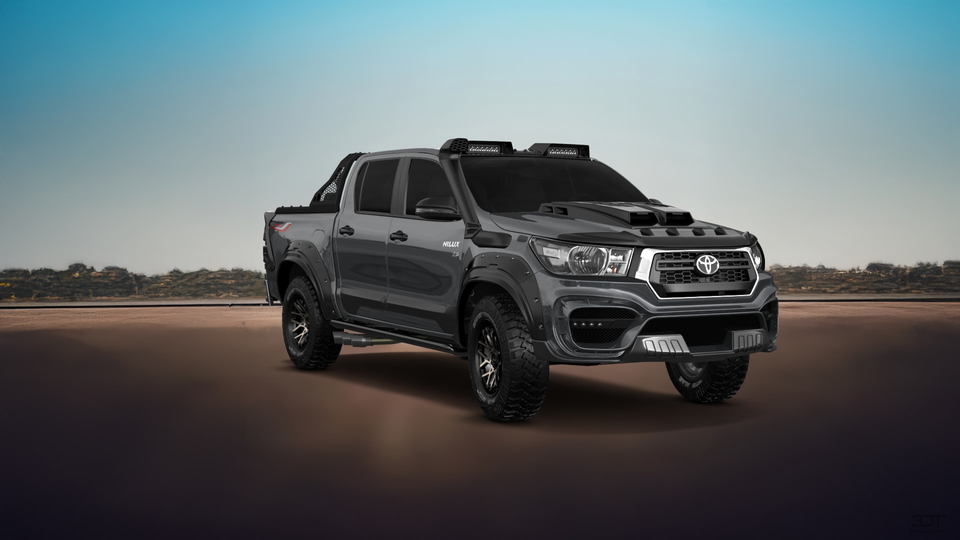 Toyota Hilux Double Cab 4 Door pickup truck 2015 tuning