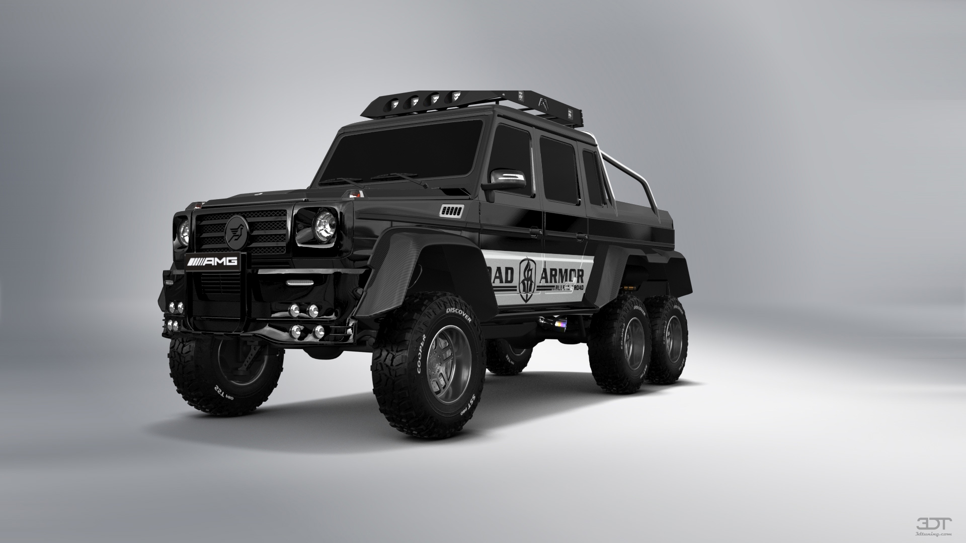 Mercedes G 63 AMG 6x6 4 Door pickup truck 2013 tuning