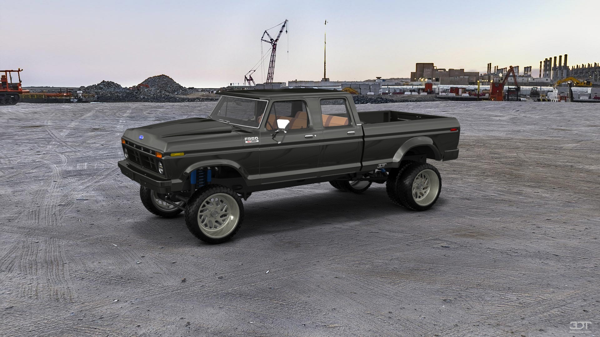 Ford F-350 Dually 4 Door pickup truck 1973 tuning