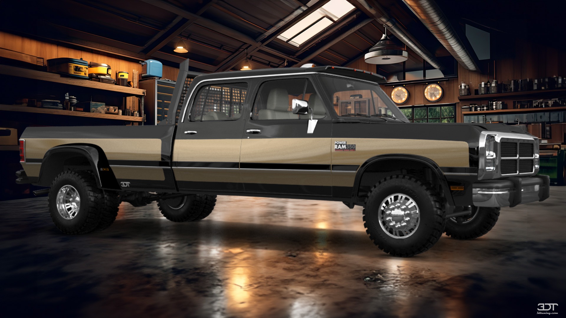 Dodge Ram 350 4 Door pickup truck 1991 tuning