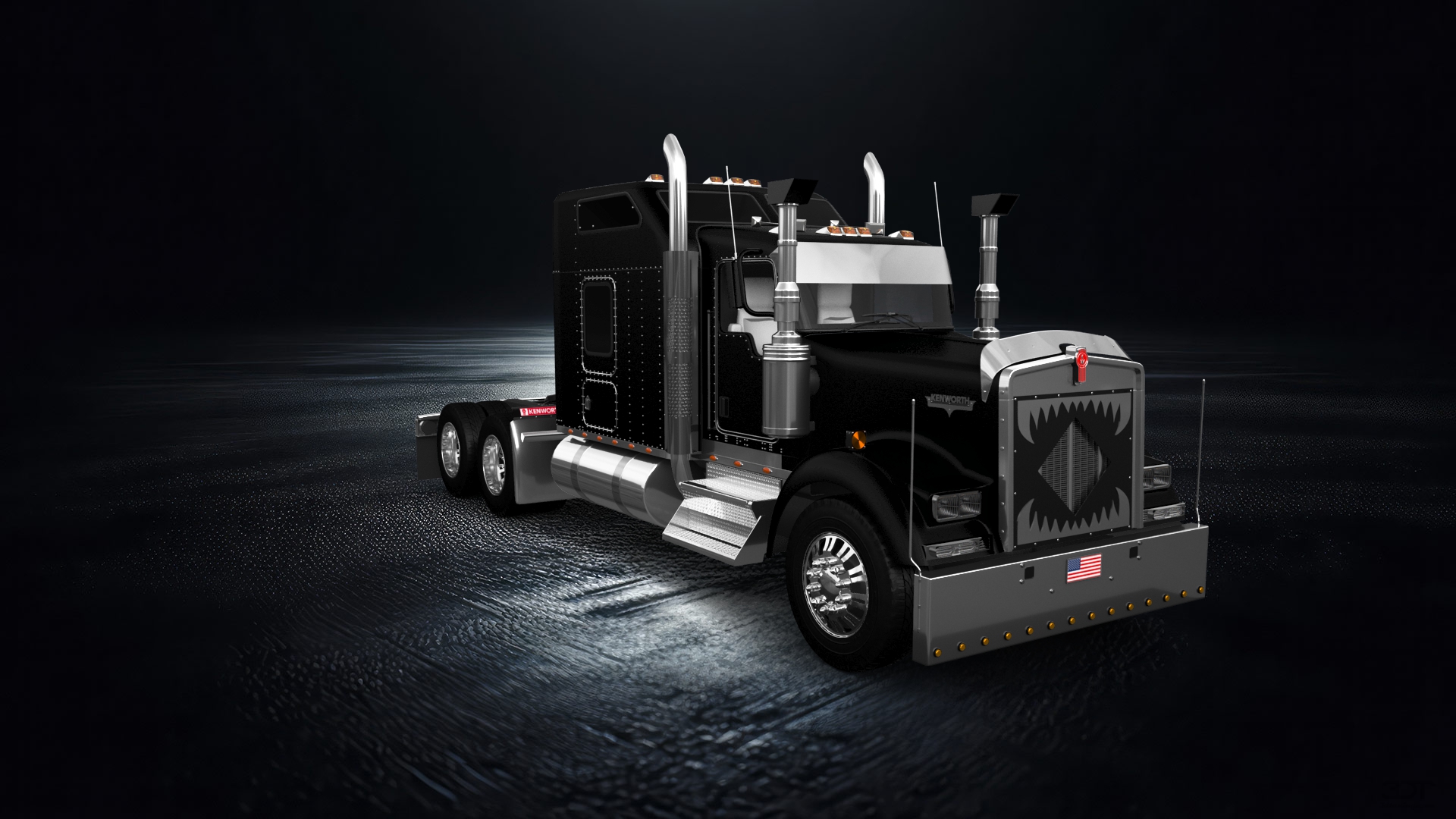 Kenworth W900 Sleeper Cab Truck 2015