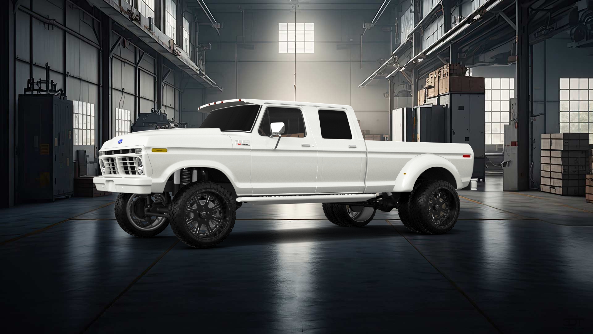 Ford F-350 Dually 4 Door pickup truck 1973