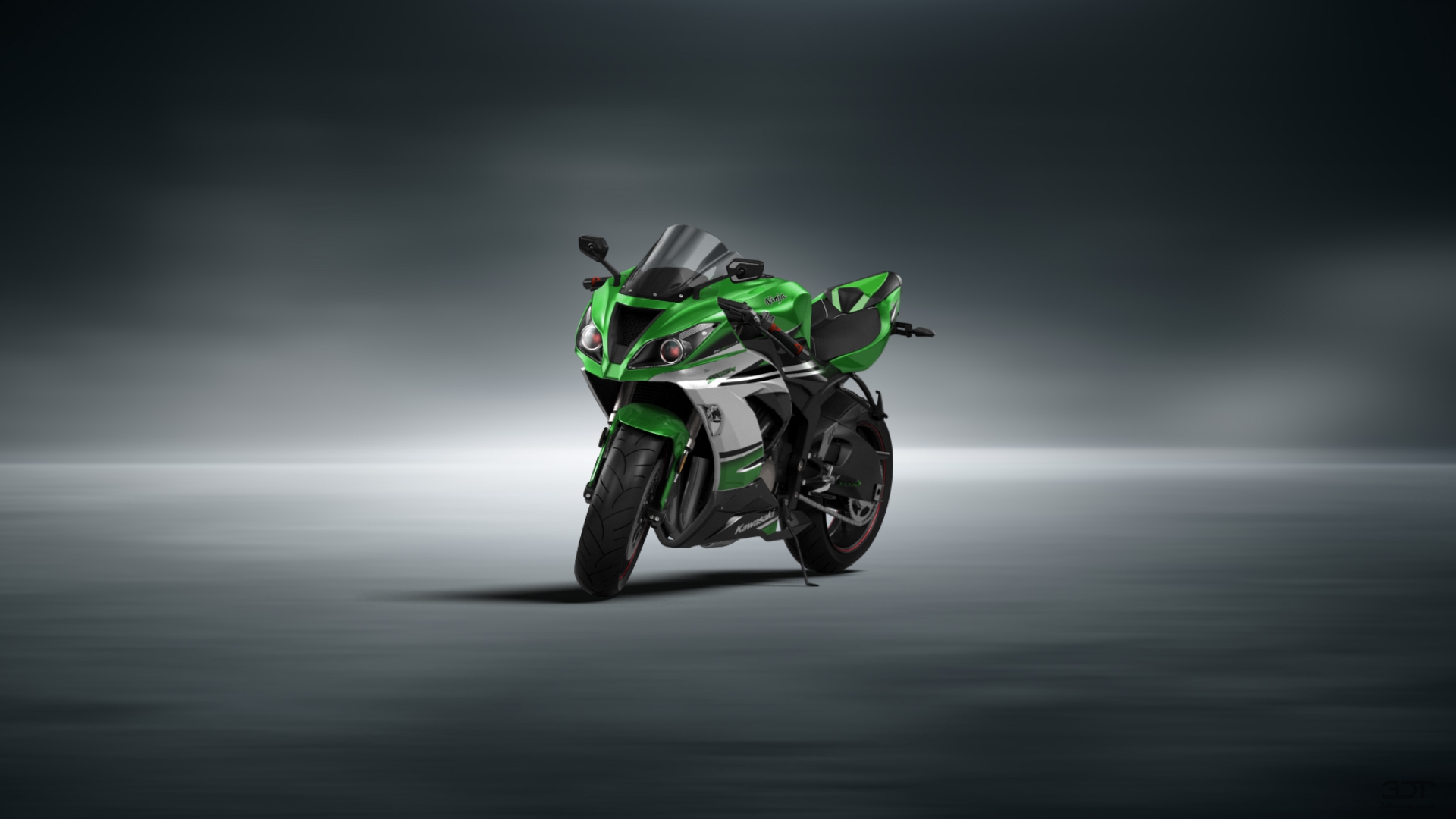 Kawasaki Ninja ZX 6R 2015 — Cumbersome Ghost 227's build with 26