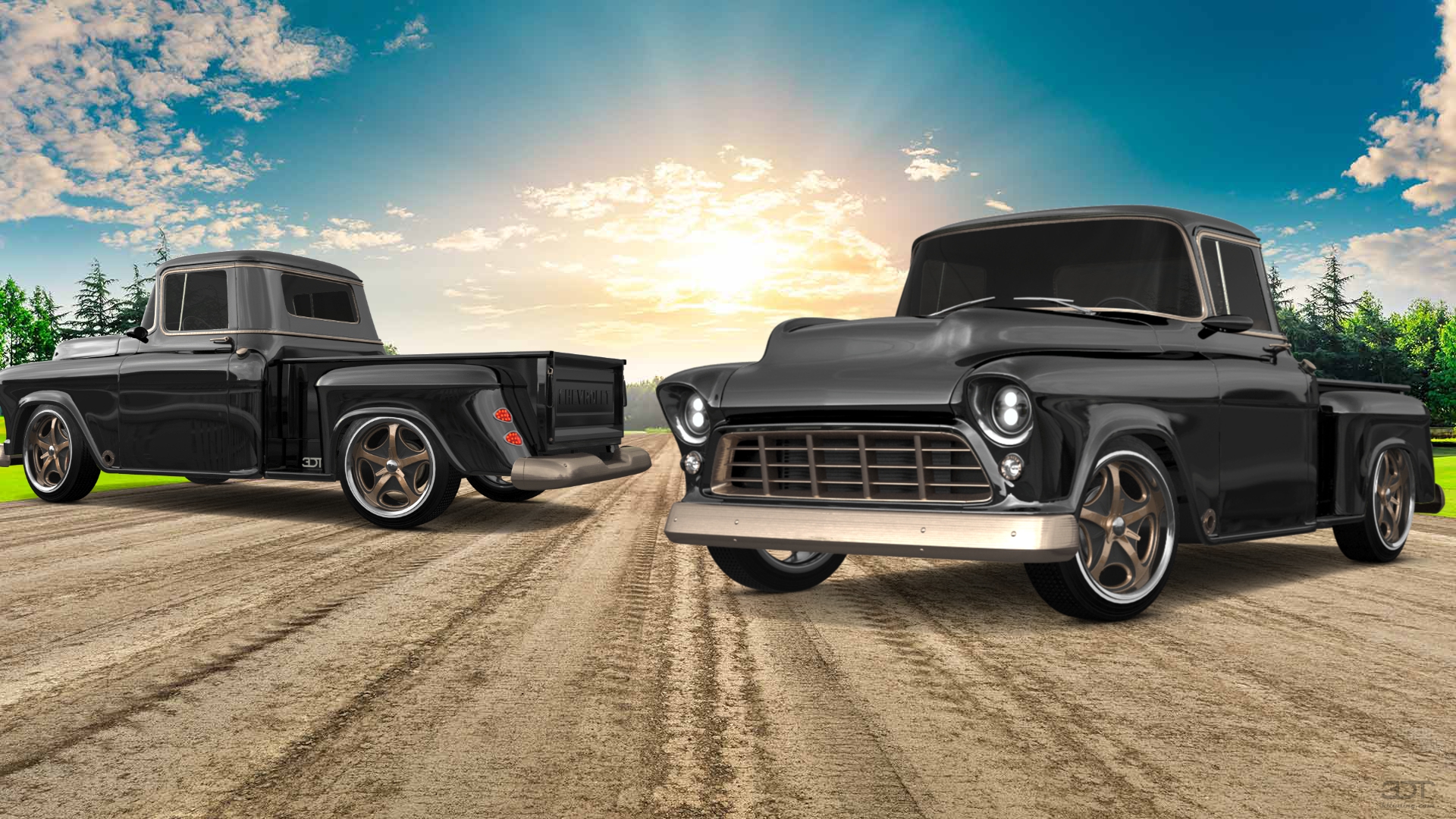 Chevrolet 3100 2 Door pickup truck 1955