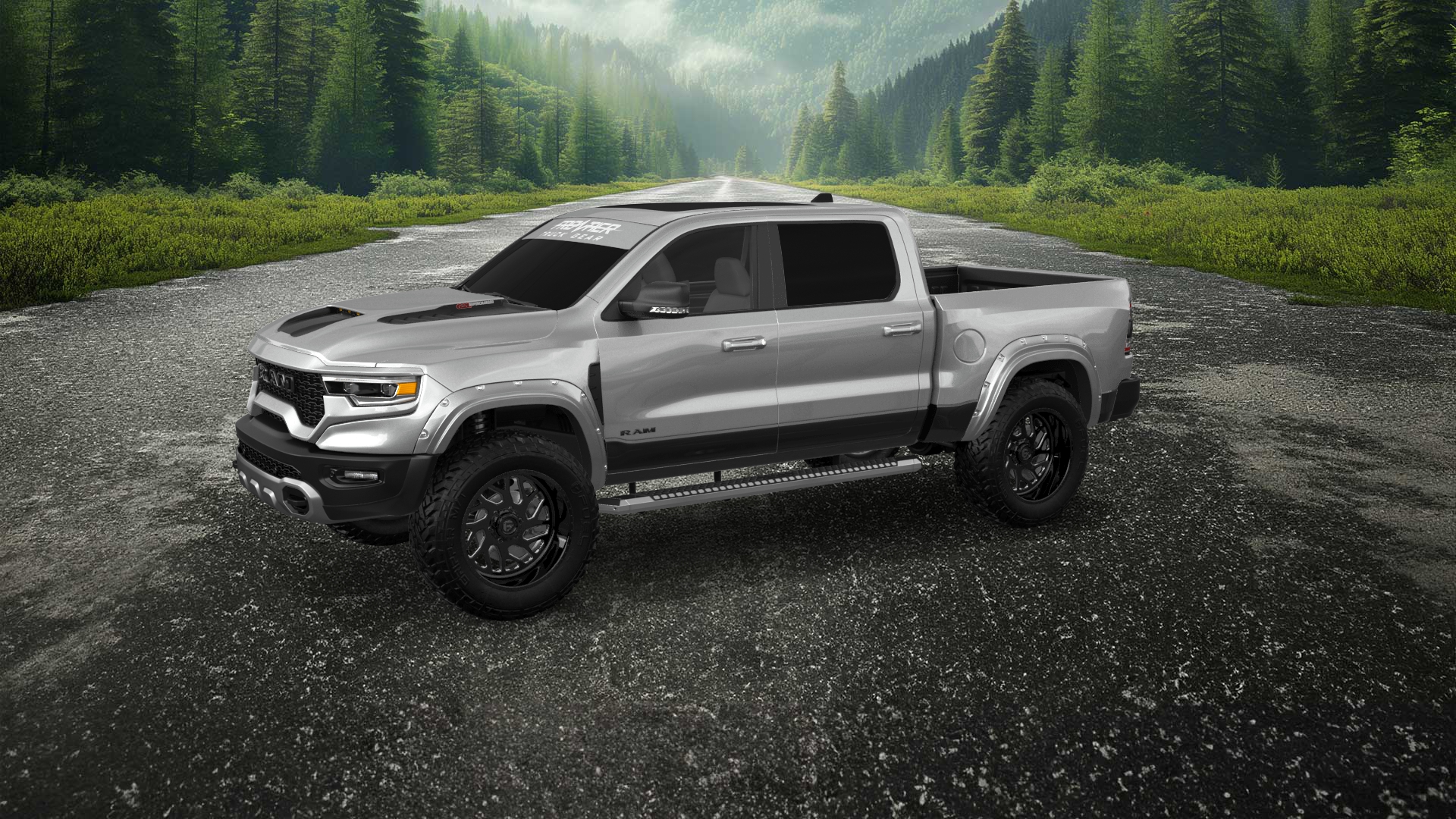 Dodge Ram 1500 TRX 4 Door pickup truck 2021