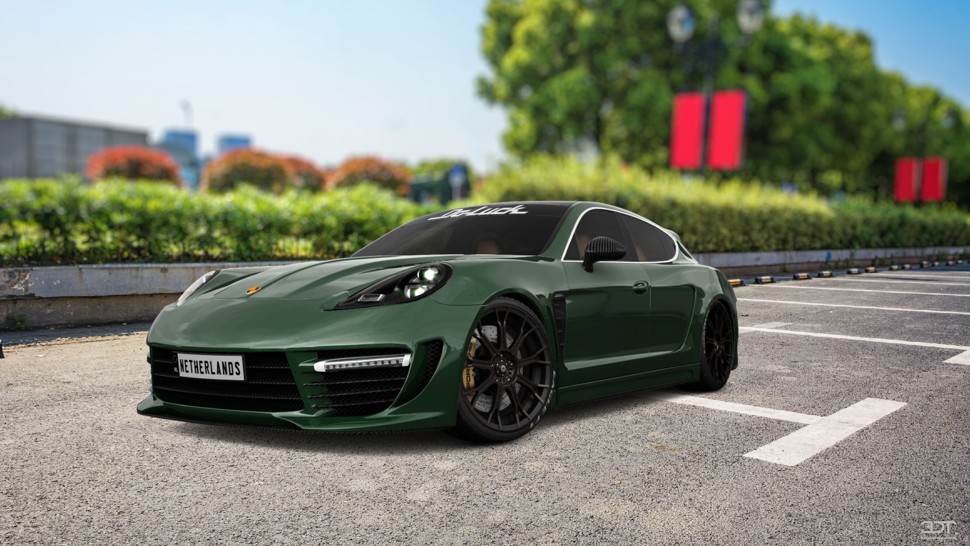 Porsche Panamera 4 door fastback saloon 2011 tuning