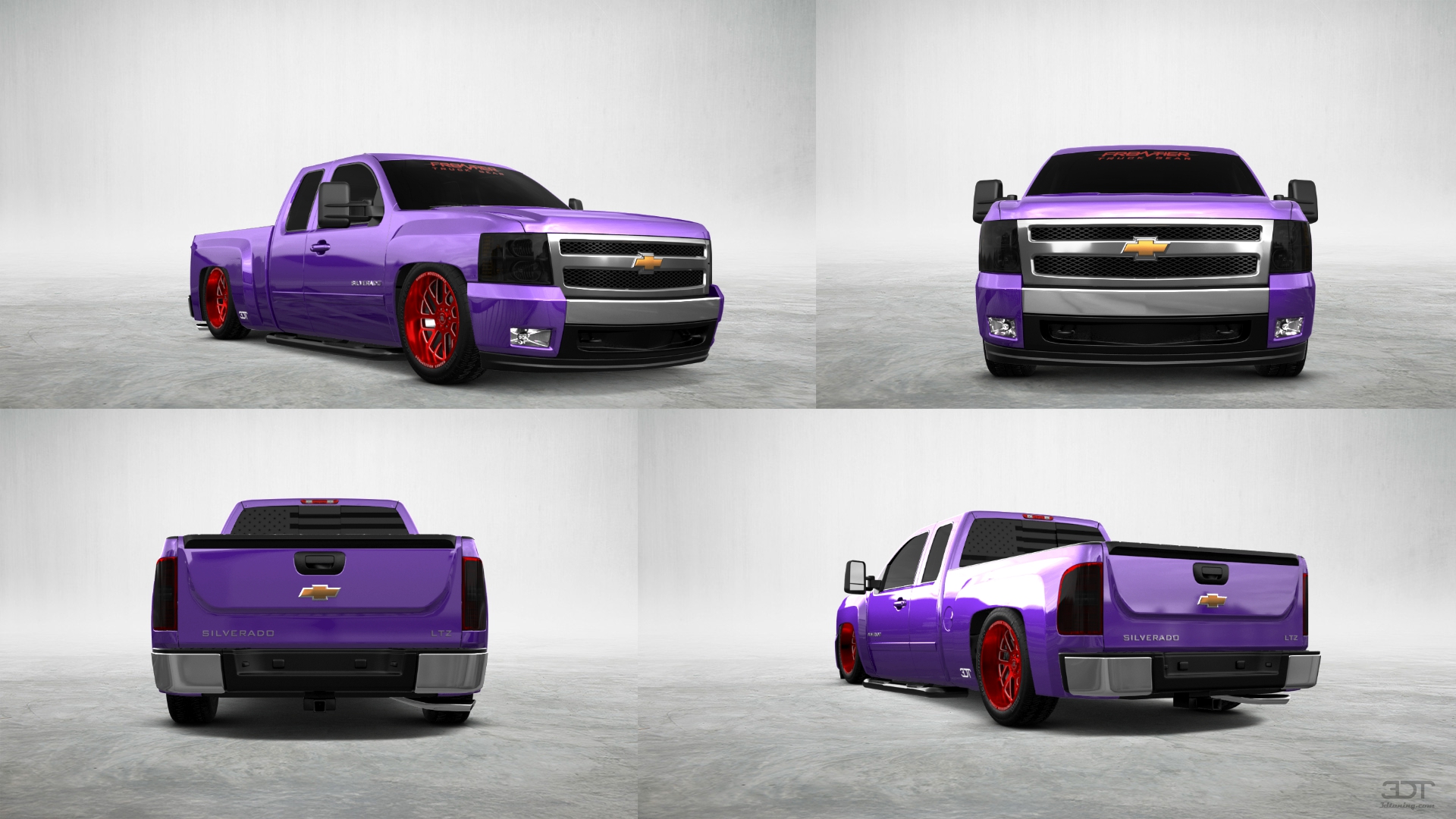 Chevrolet Silverado 1500 6.6 ft box Pickup Truck 2008 tuning