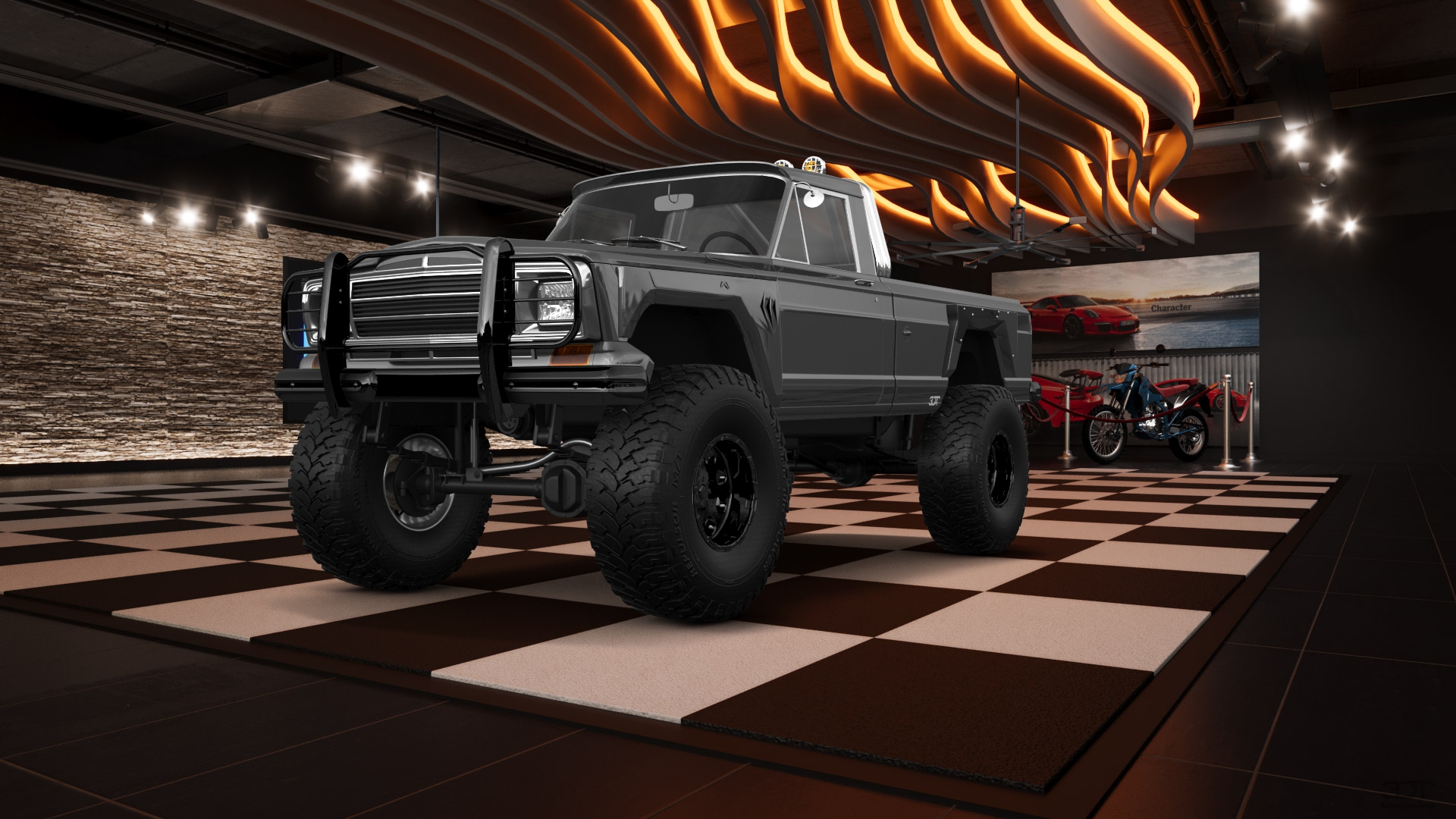 Jeep Gladiator SJ 2 Door pickup truck 1988 tuning