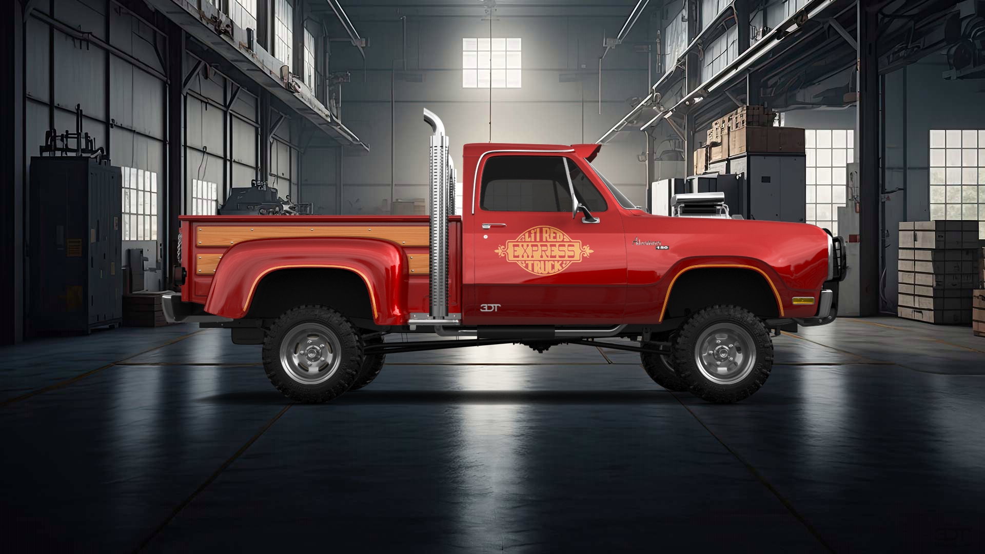 Dodge Lil Red Express 2 Door pickup truck 1978