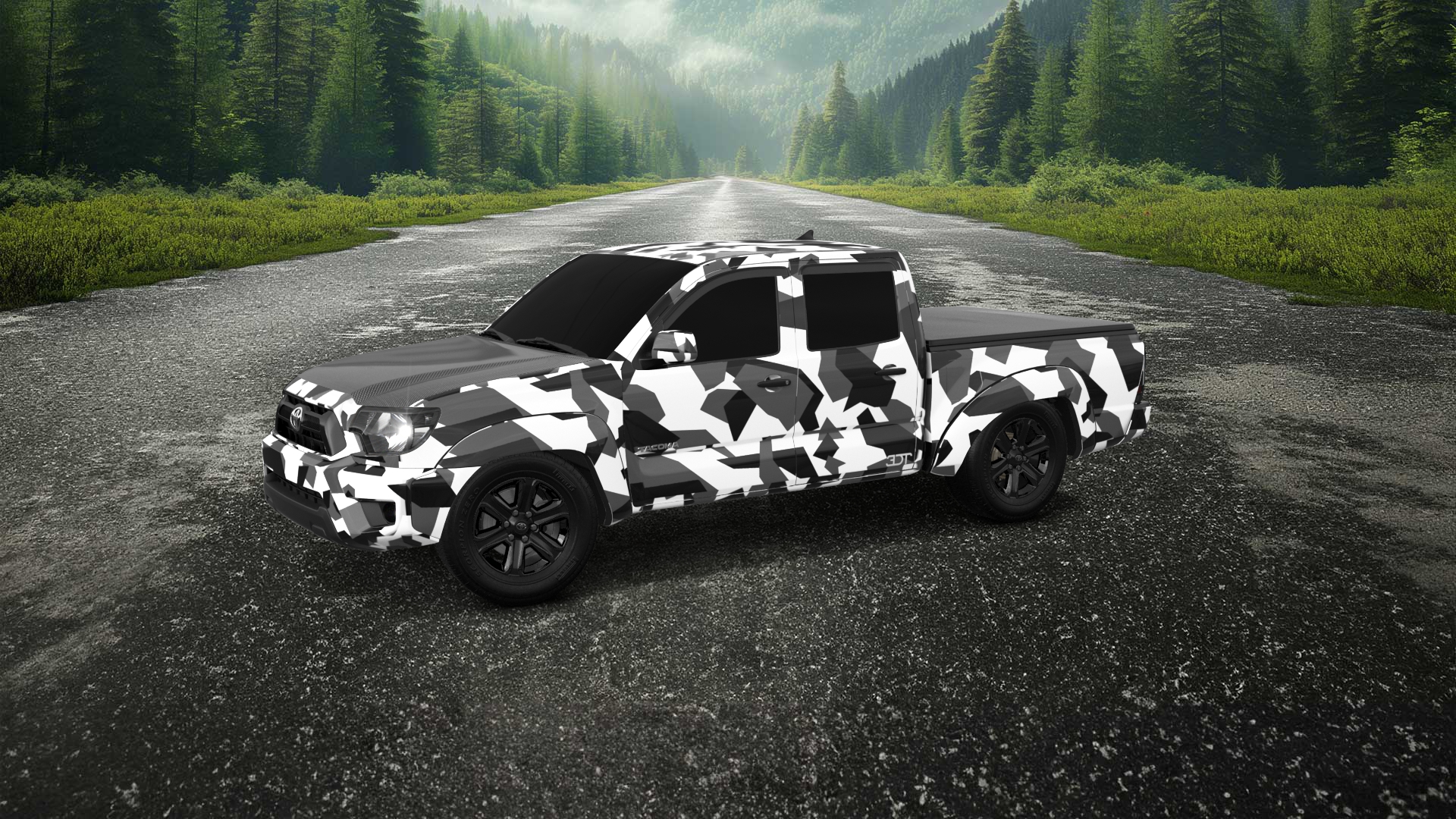 Toyota Tacoma Crew Cab 5.1 ft box 4 Door pickup truck 2012