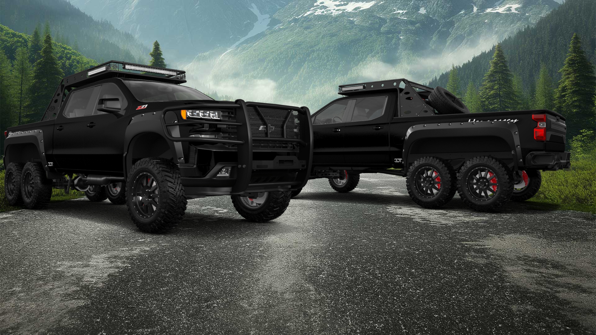Chevrolet Silverado Hennessey Goliath 6X6 Truck 2020 tuning