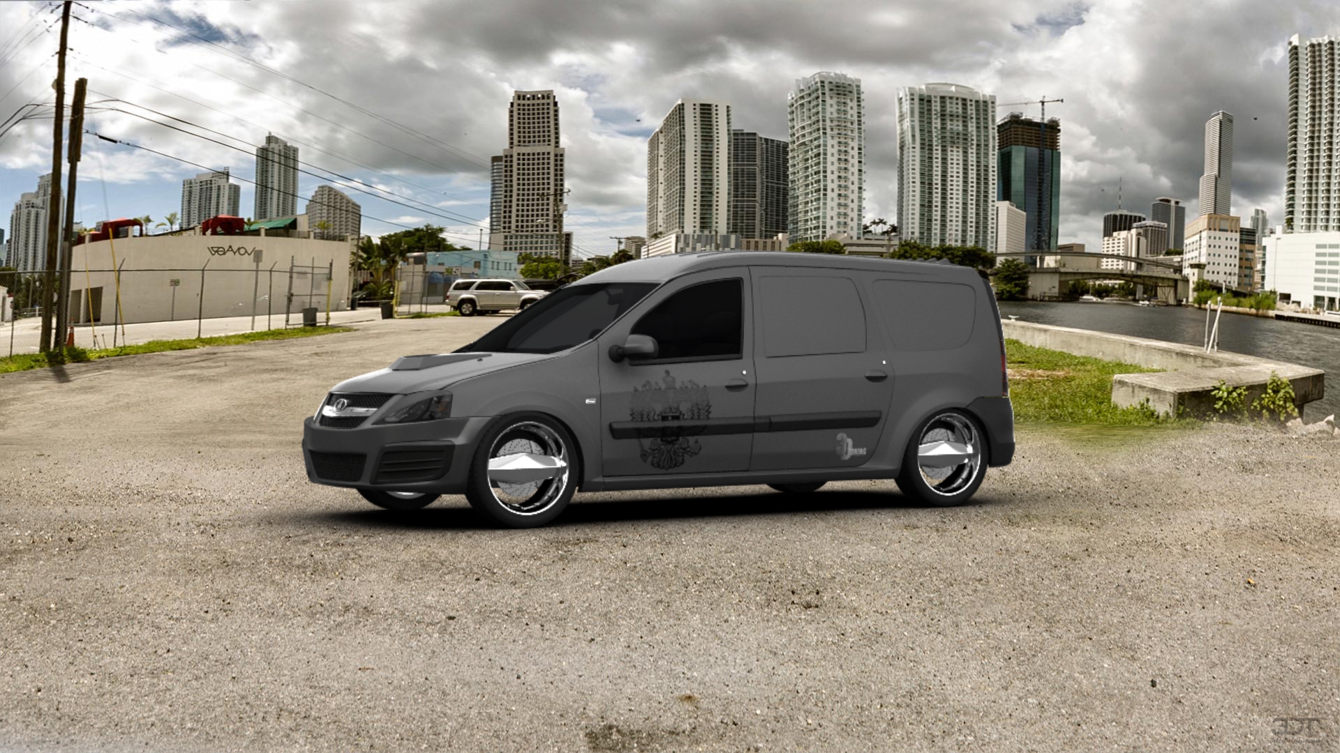 Lada Largus Furgon Van 2012 tuning