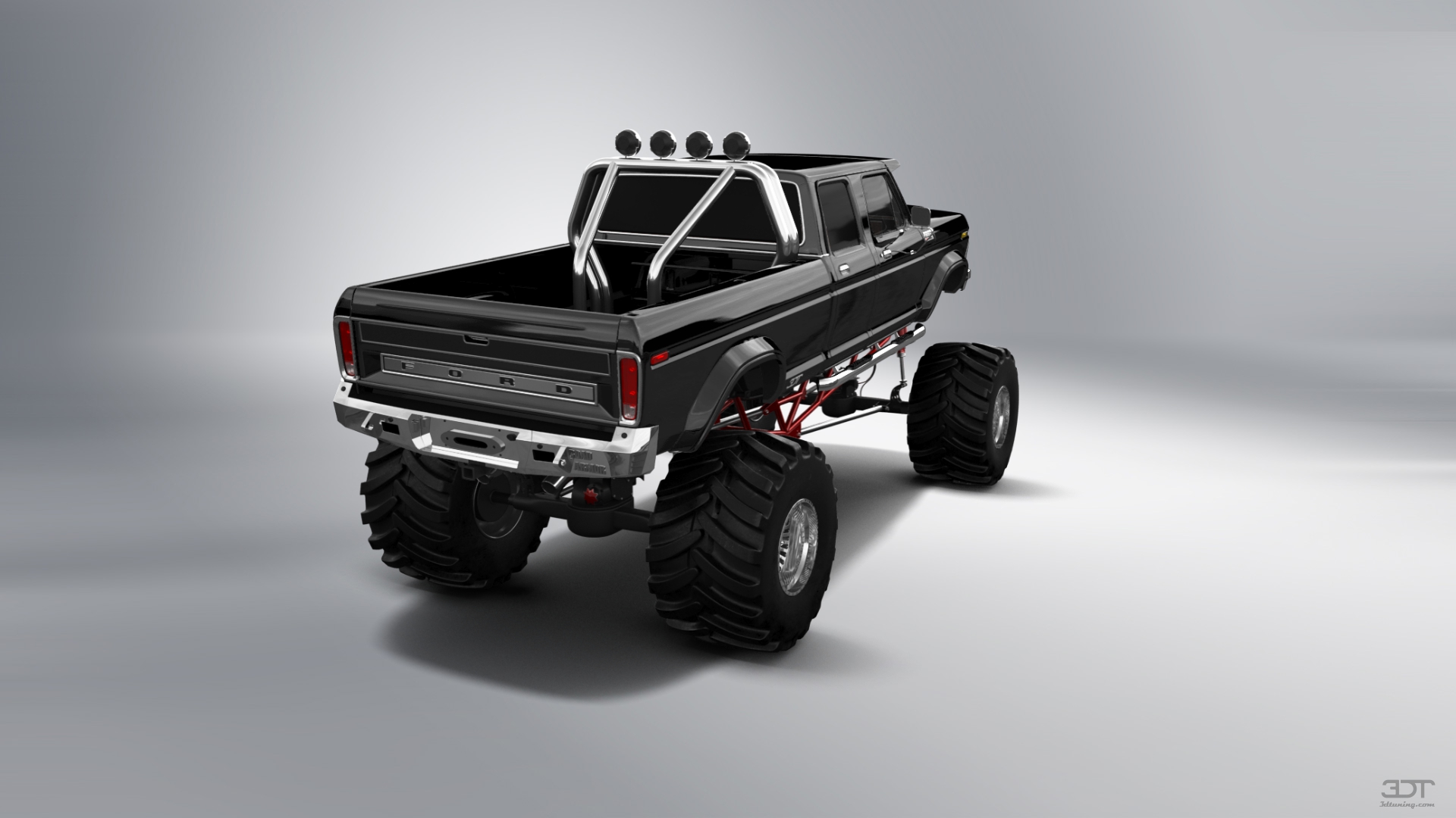 Ford F-350 Dually 4 Door pickup truck 1973 tuning