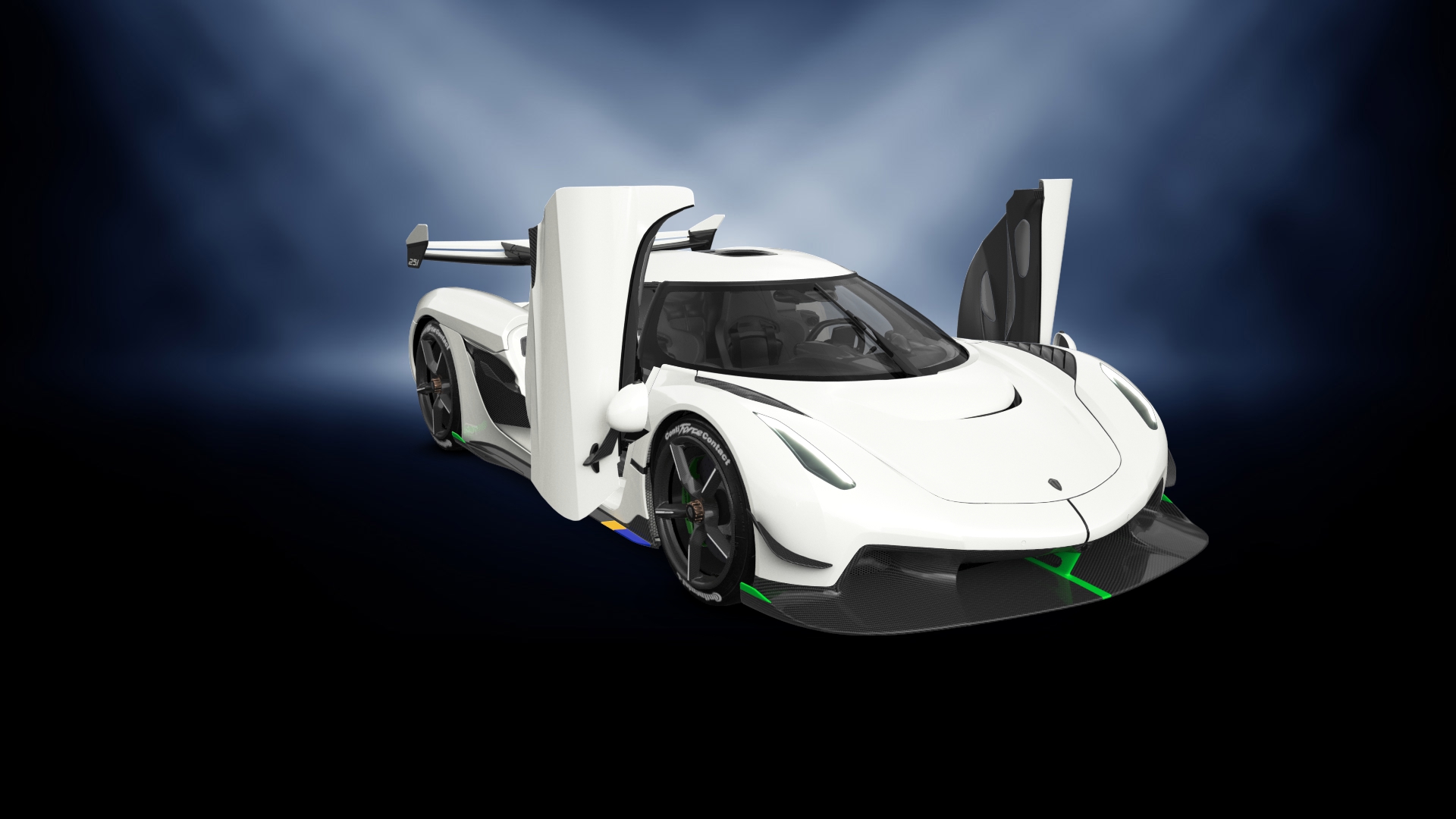 Koenigsegg Jesko 2 door targa top 2020