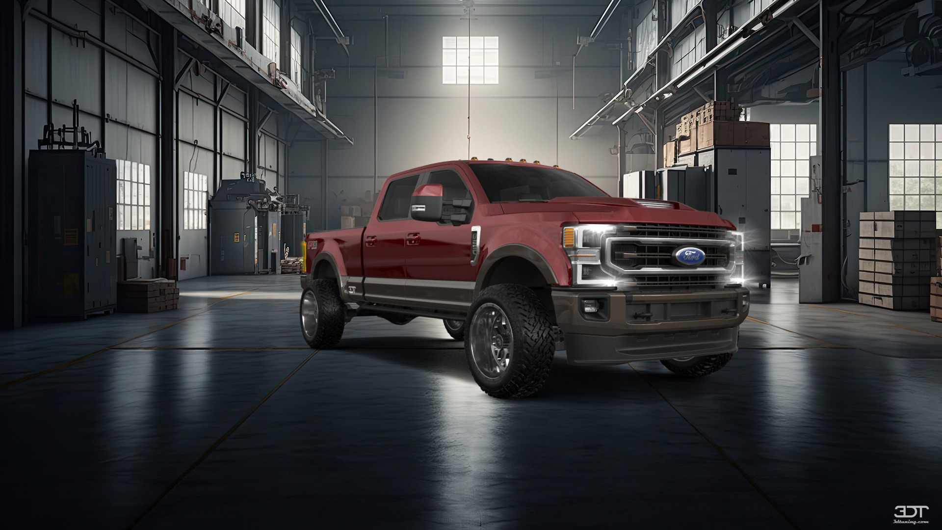 Ford F-250 4 Door pickup truck 2021 tuning