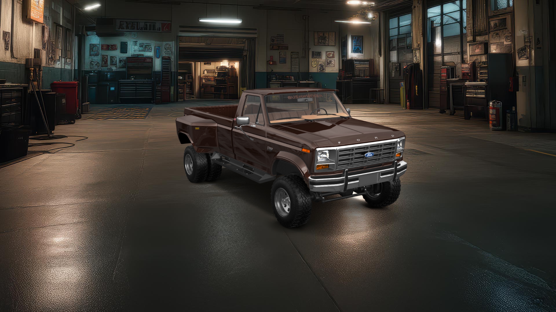 Ford F-350 Dually Regular Cab 2 Door pickup truck 1980 tuning