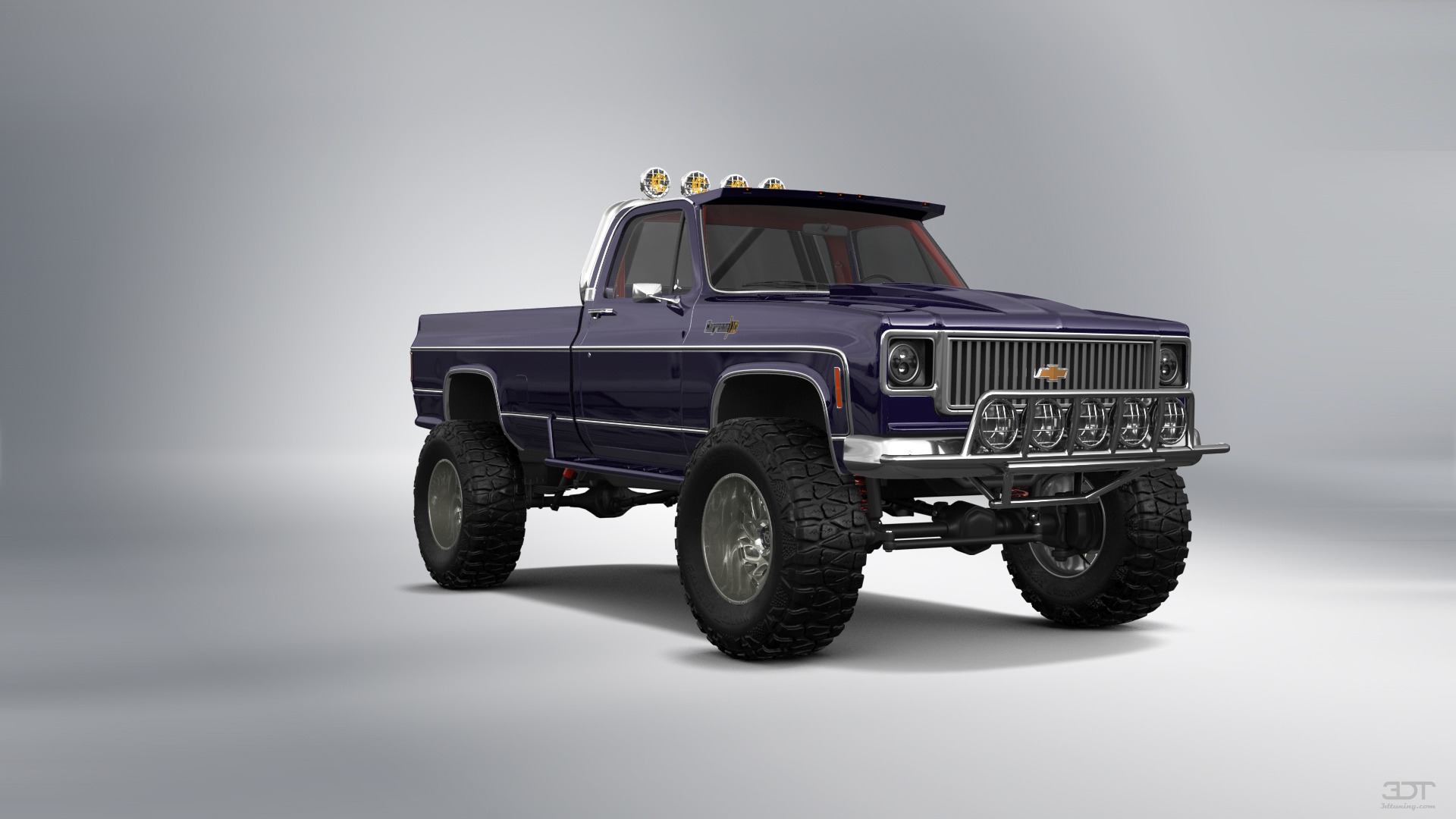 Tuning Chevrolet Silverado C-10 2 Door pickup truck 1973