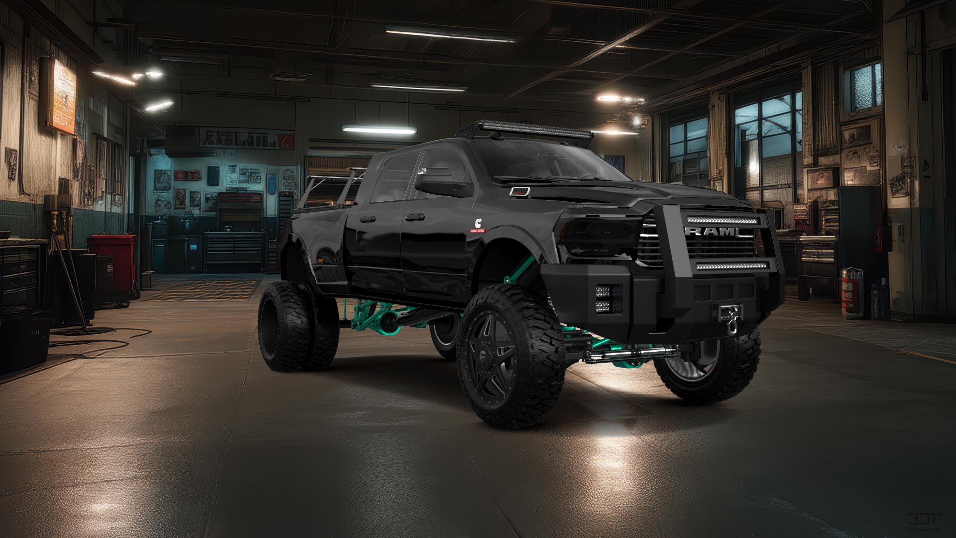 Dodge Ram 3500 4 Door pickup truck 2020 tuning