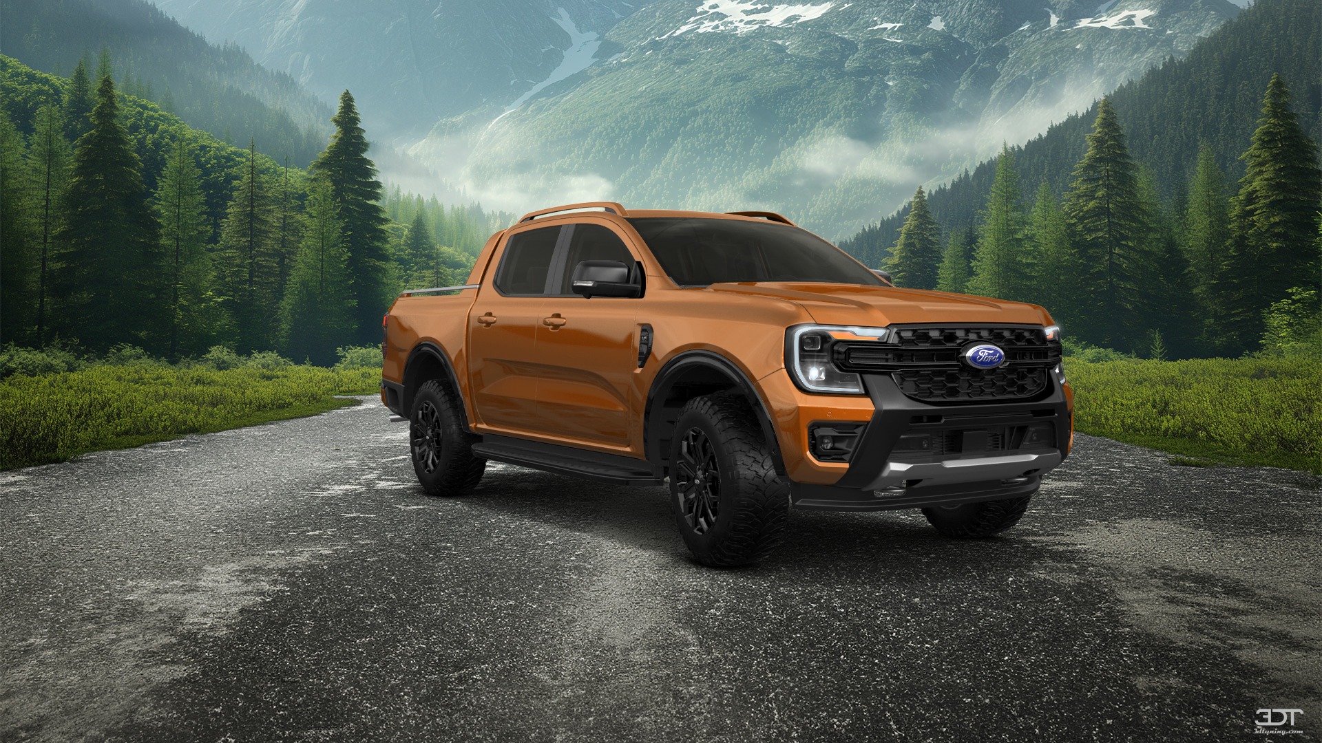 Ford Ranger 4 Door pickup truck 2022 tuning