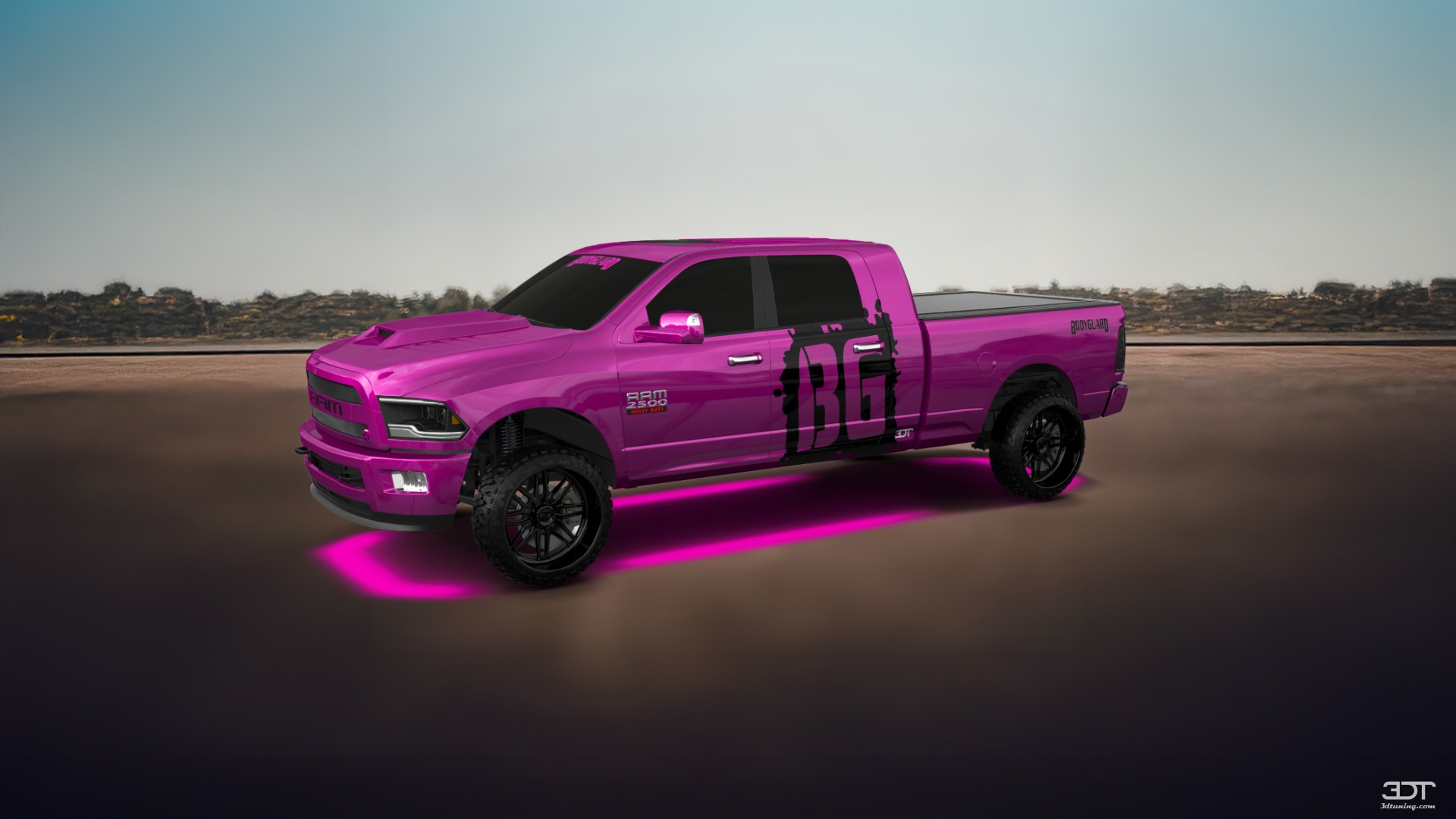 Dodge Ram 2500 Mega Cab 6.4 ft box 4 Door pickup truck 2010 tuning