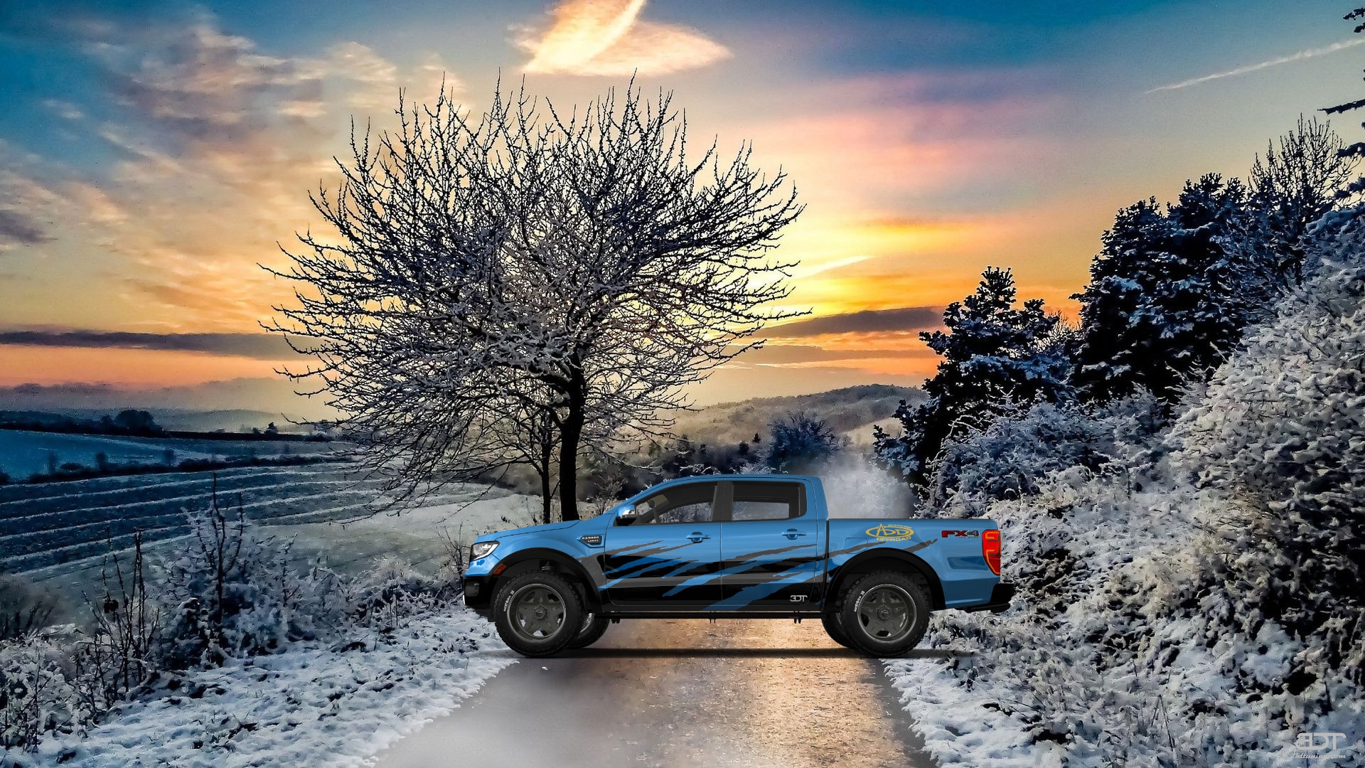 Ford Ranger 4 Door pickup truck 2019