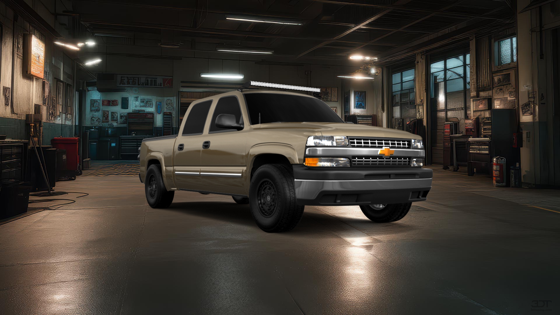 Chevrolet Silverado 1500 Crew Cab 5.8 ft box 4 Door Truck 1999 tuning