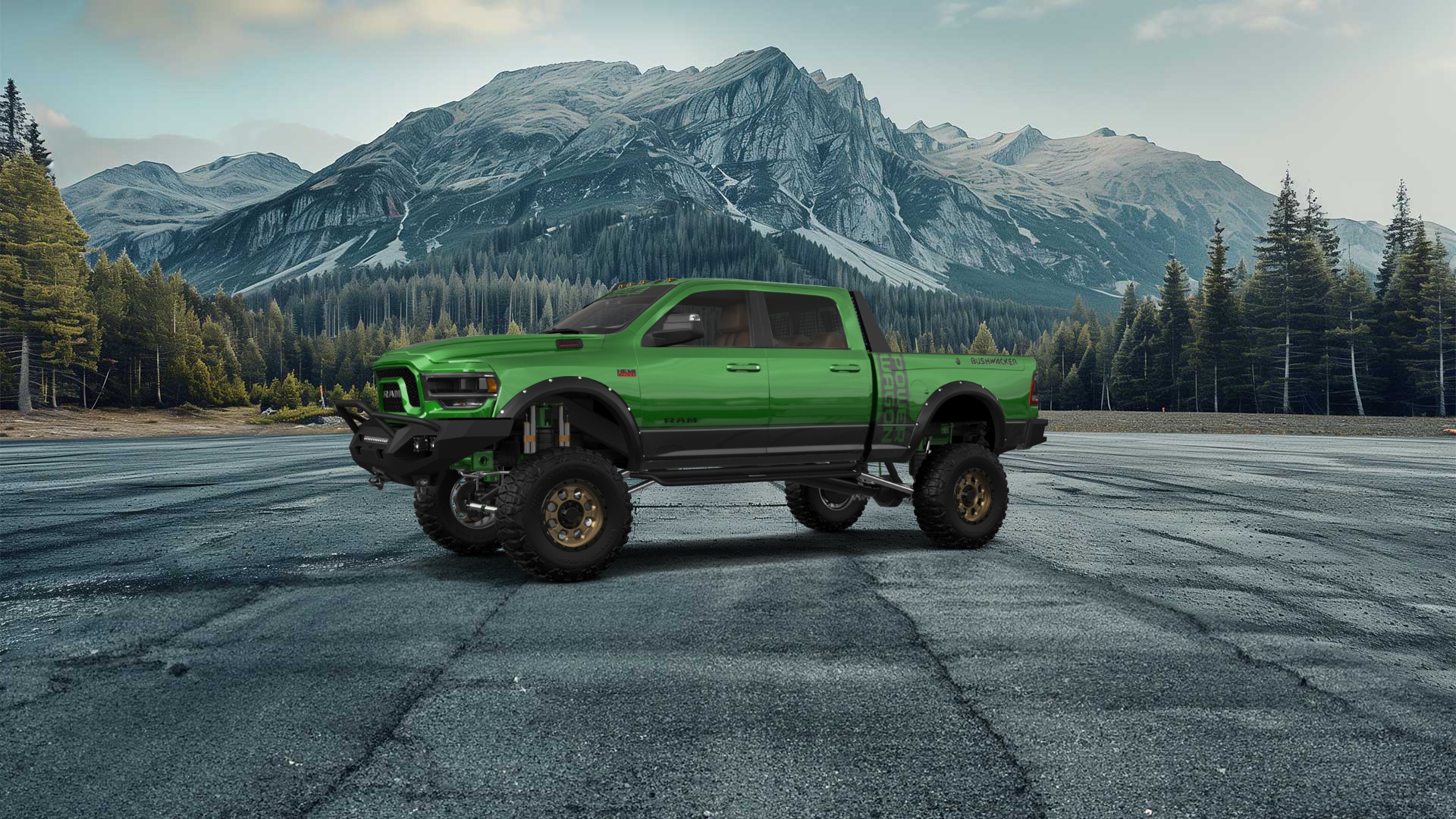 Dodge Ram 2500 4 Door pickup truck 2020 tuning
