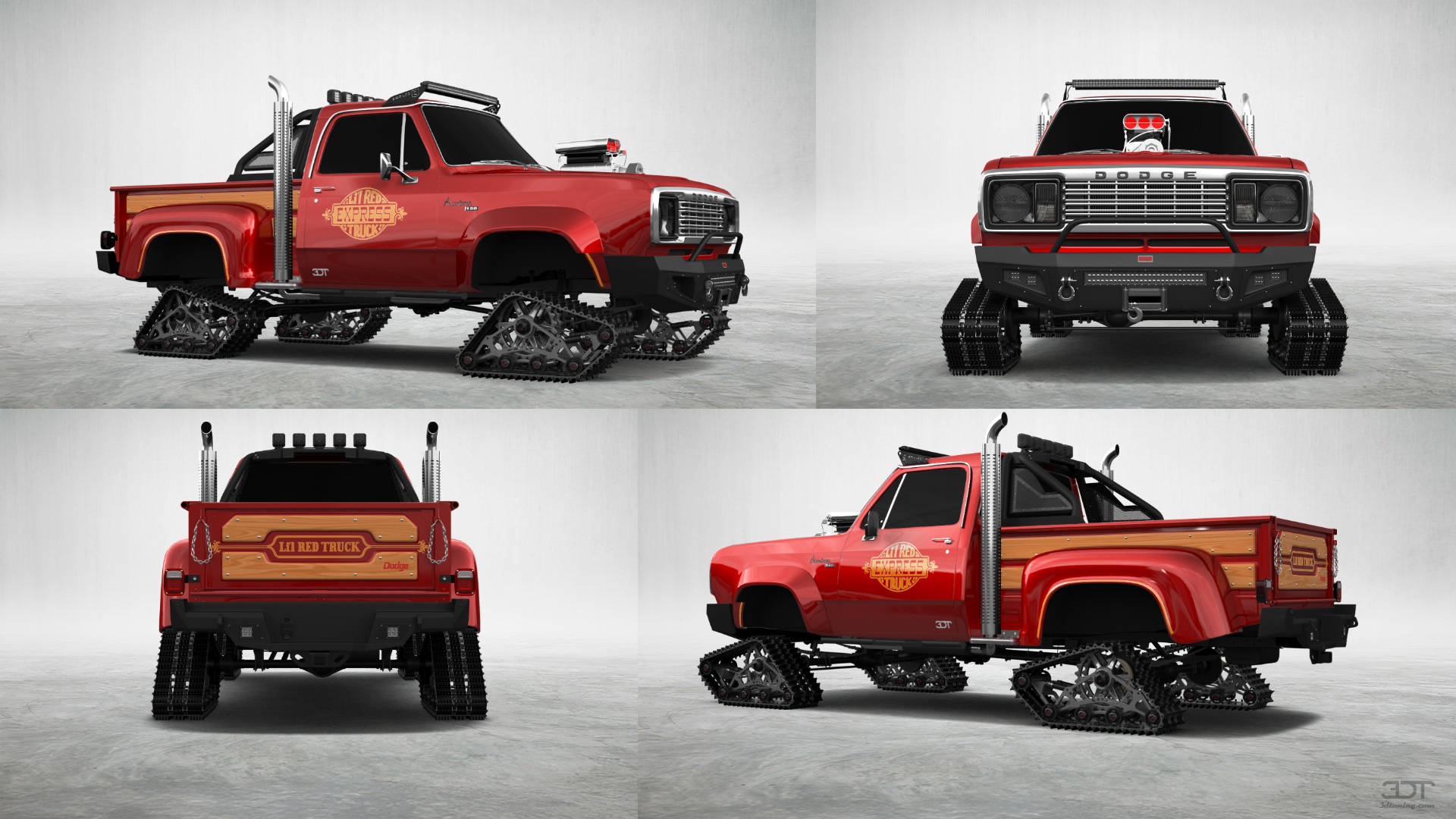 Dodge Lil Red Express 2 Door pickup truck 1978