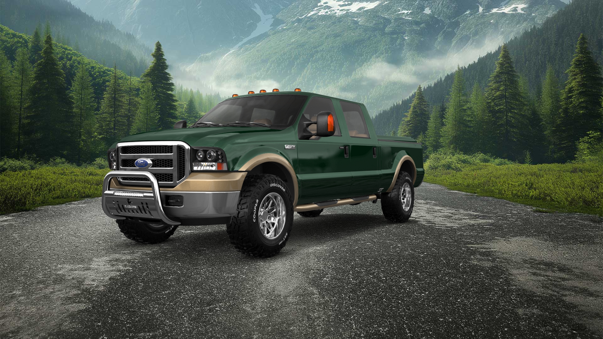 Ford F-250 Crew Cab 4 Door pickup truck 1999 tuning