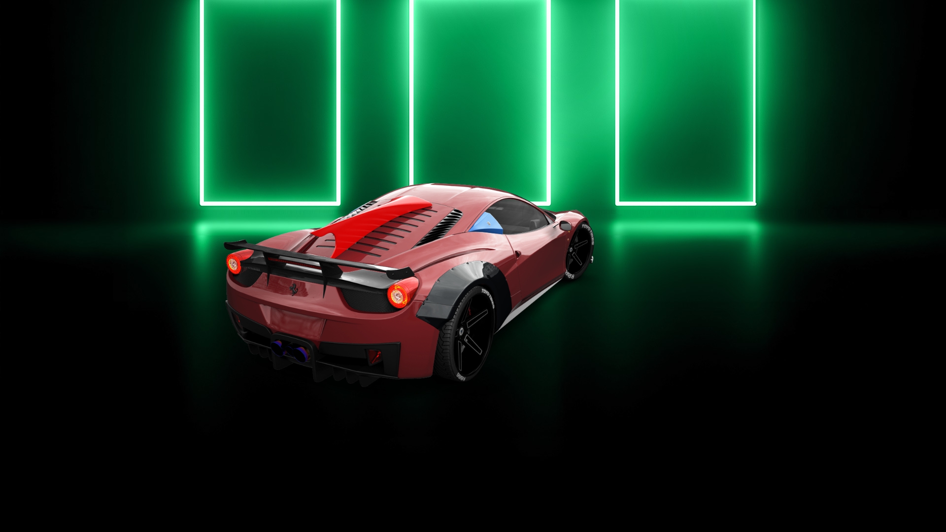 Ferrari 458 Italia 2 door spider 2010 tuning