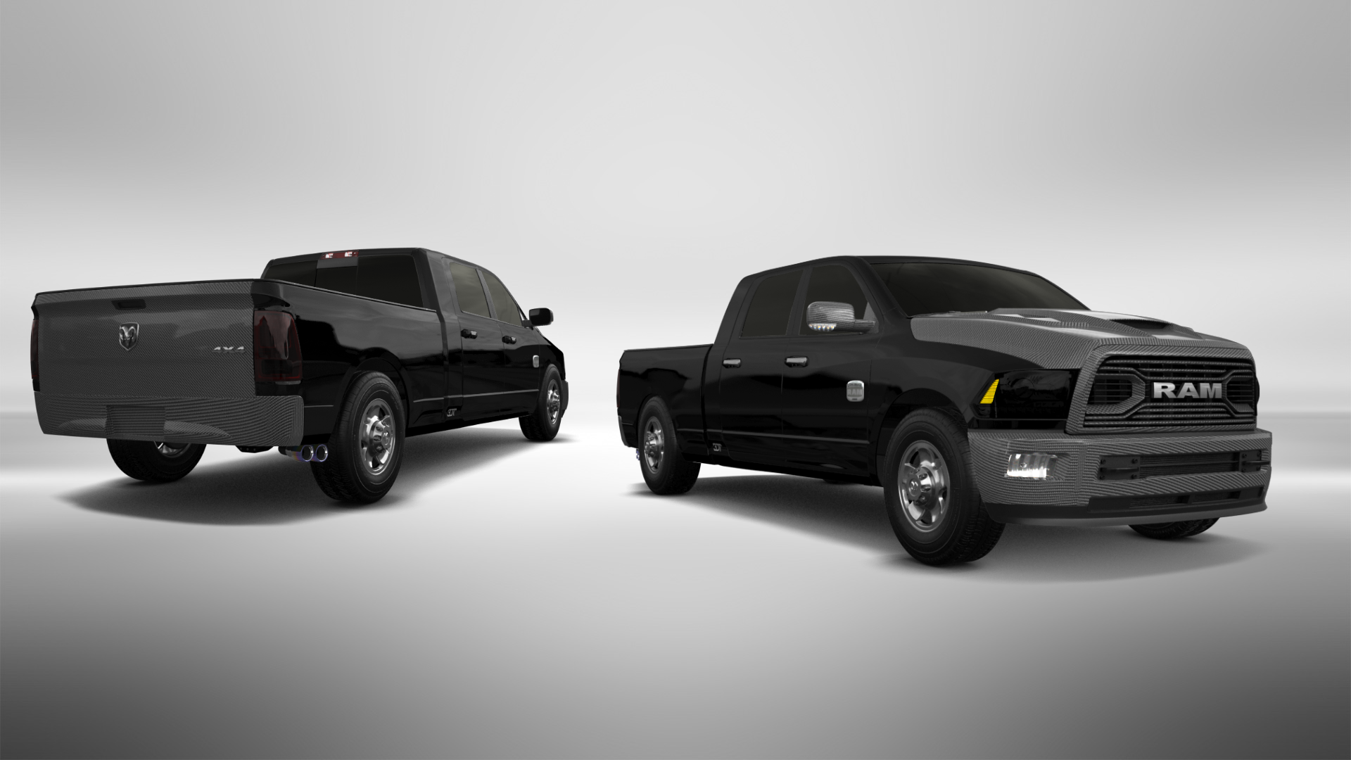 Dodge Ram 2500 Mega Cab 6.4 ft box 4 Door pickup truck 2010