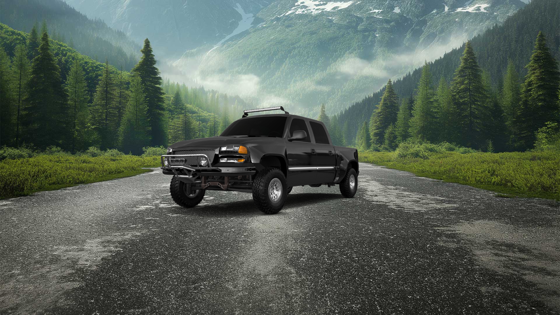 GMC Sierra 1500 Crew Cab Pickup Truck 2000