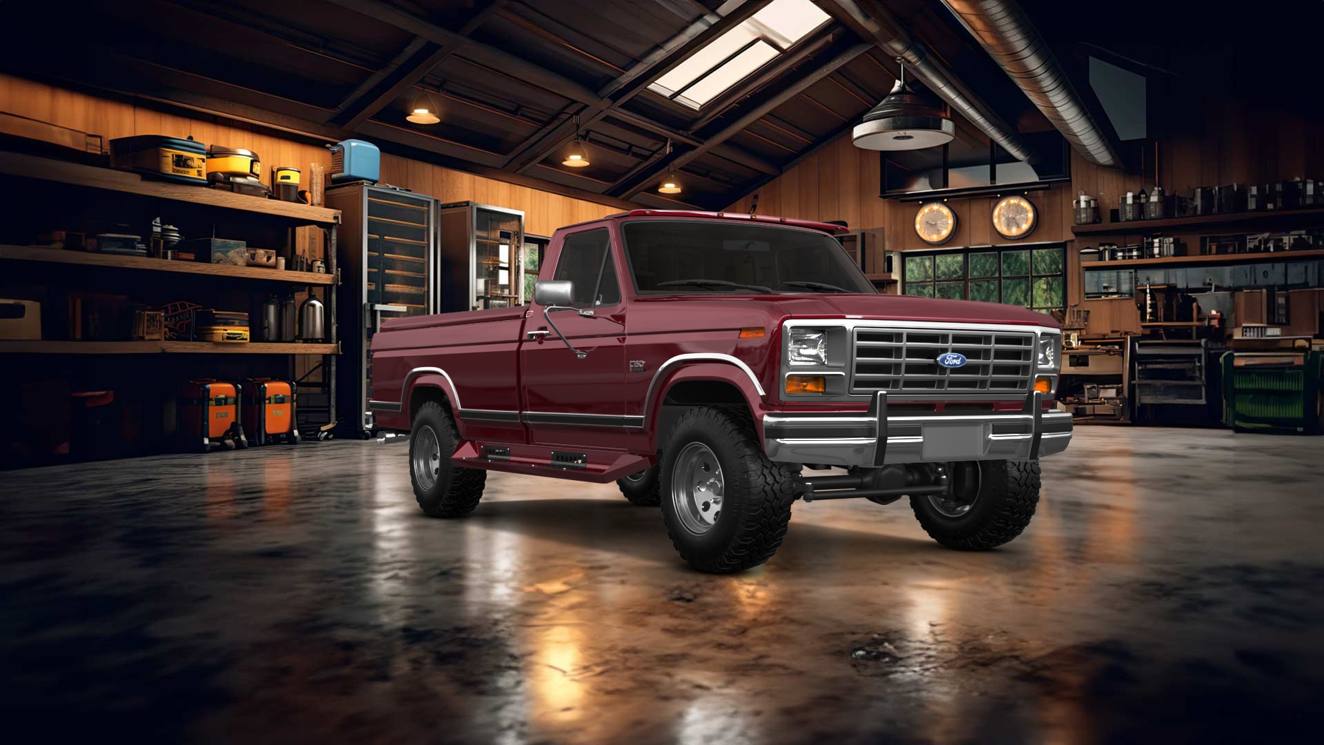 Ford F-150 2 Door pickup truck 1986 Images