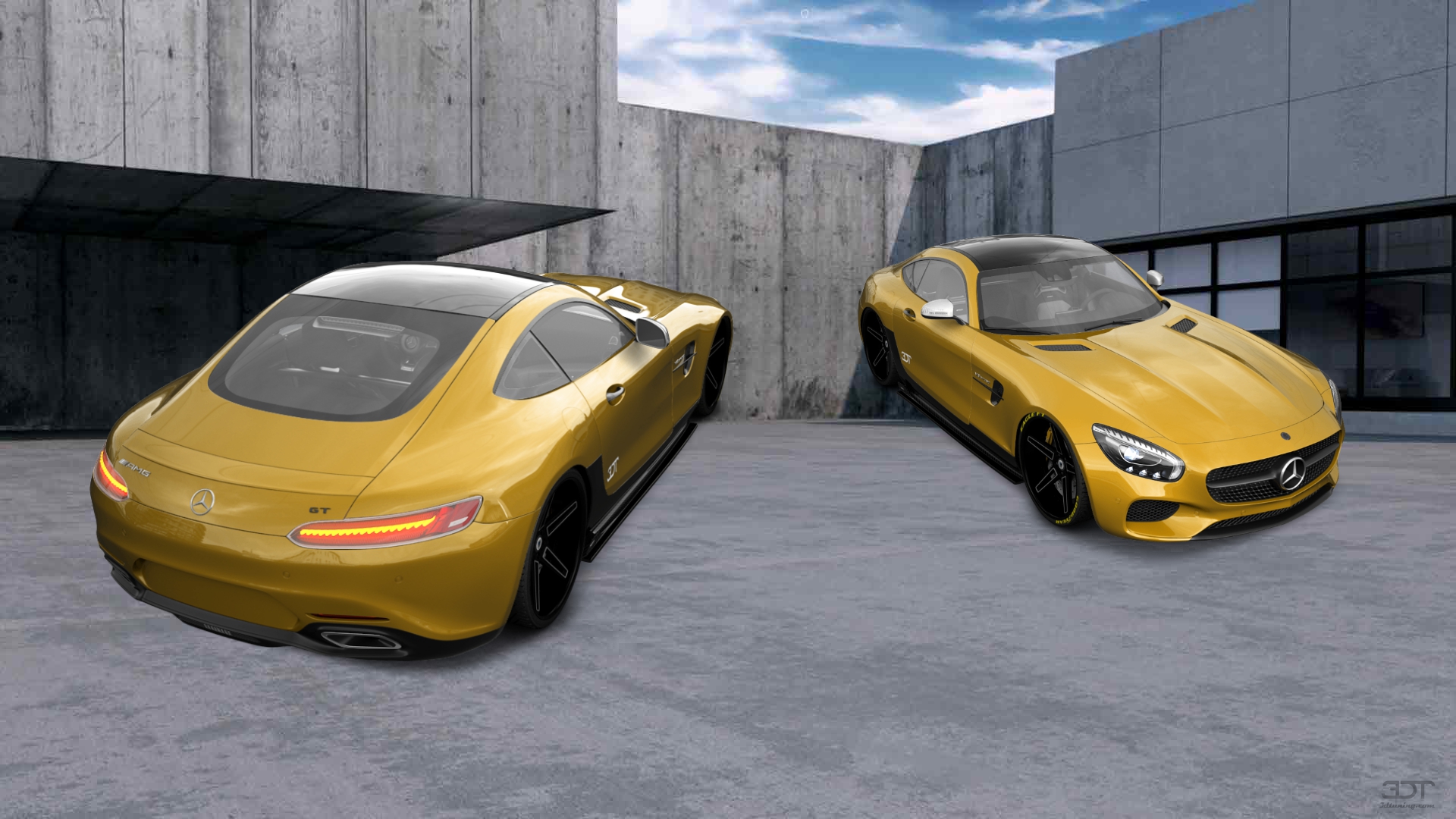 Mercedes AMG GT 2 door fastback coupe 2016