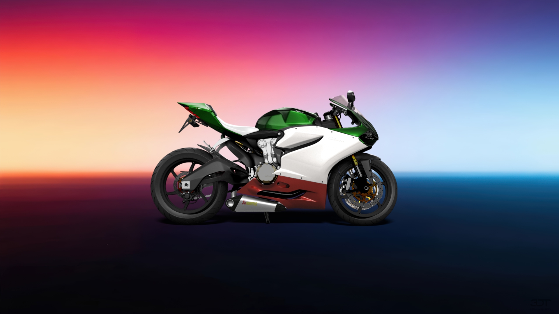 Ducati 899 Panigale Sport Bike 2015 tuning