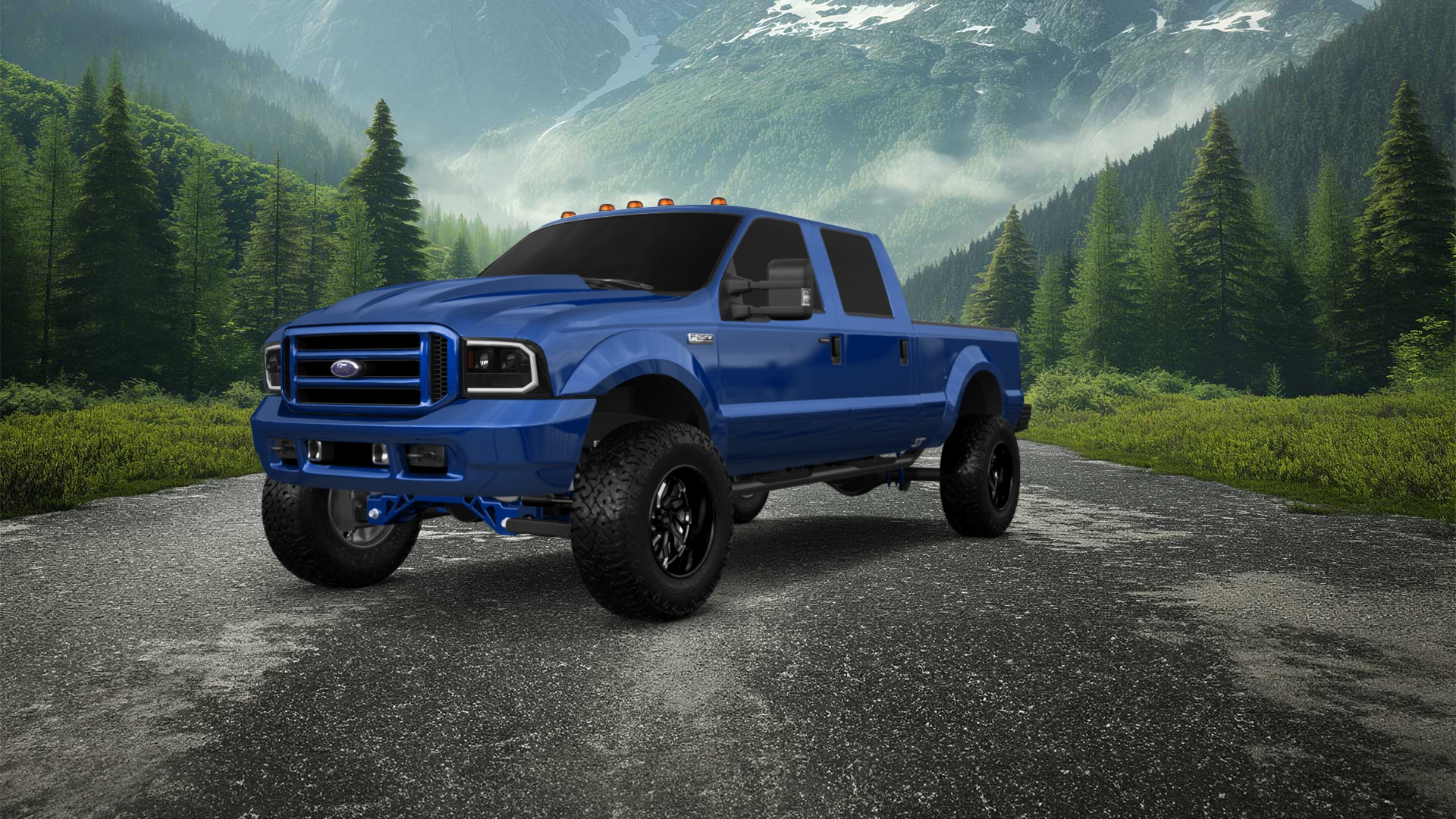 Ford F-250 Crew Cab 4 Door pickup truck 1999