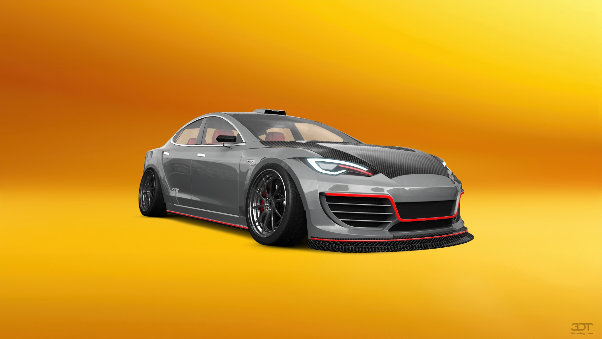 Tesla Model S 5 Door Liftback 2013 tuning