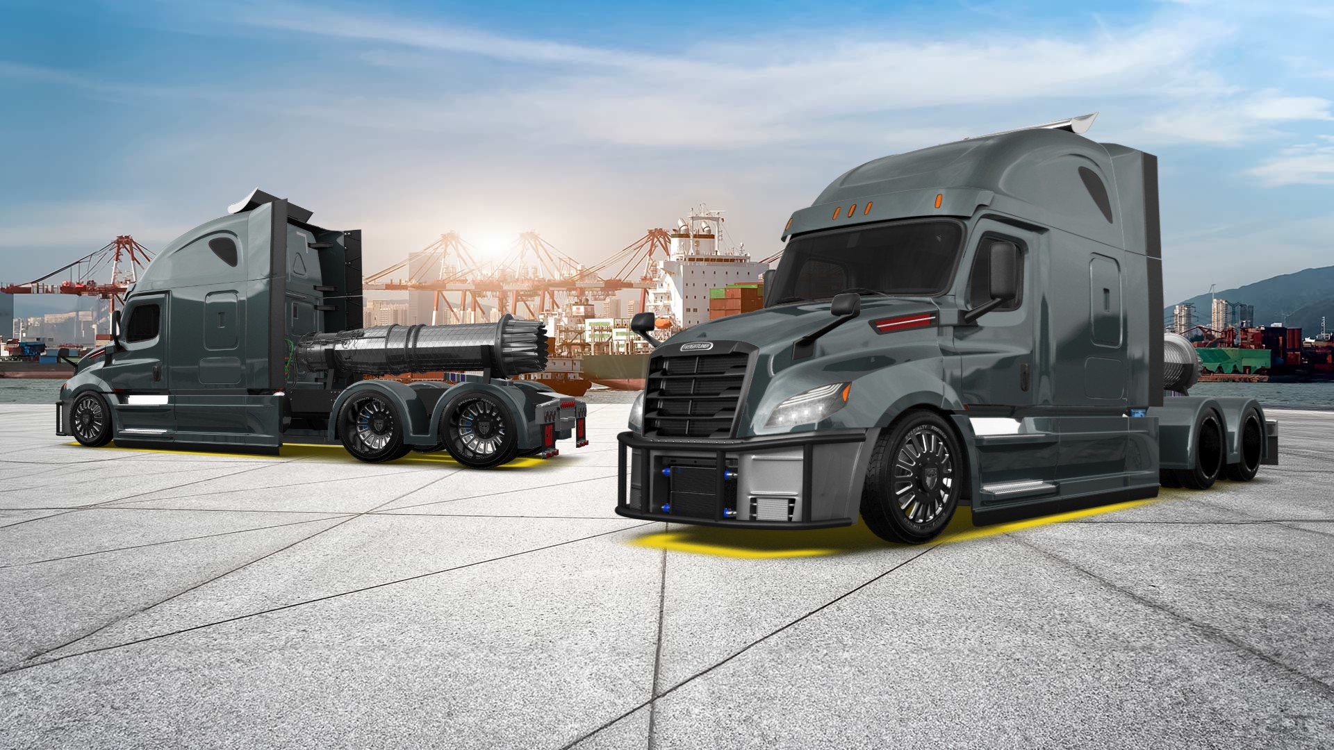Freightliner Cascadia Sleeper Cab Truck 2018