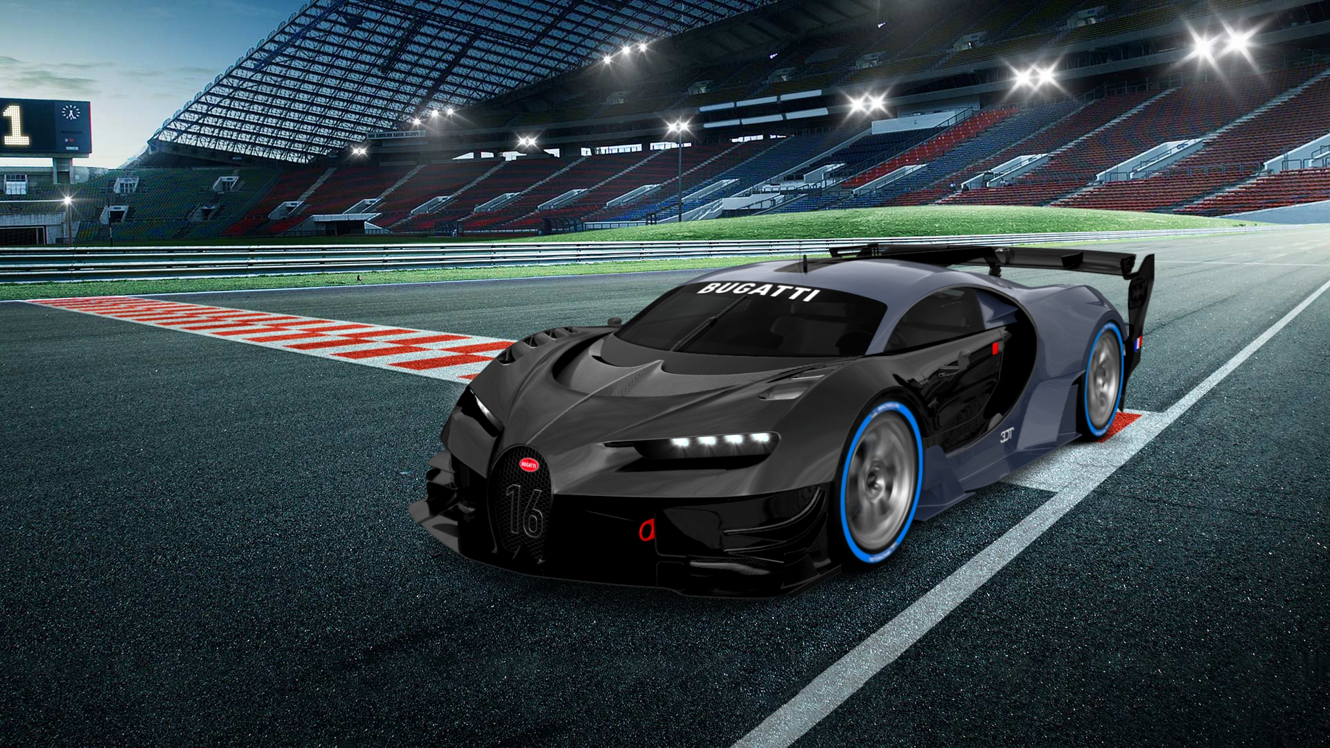Bugatti Vision GT Supercar 2015 tuning