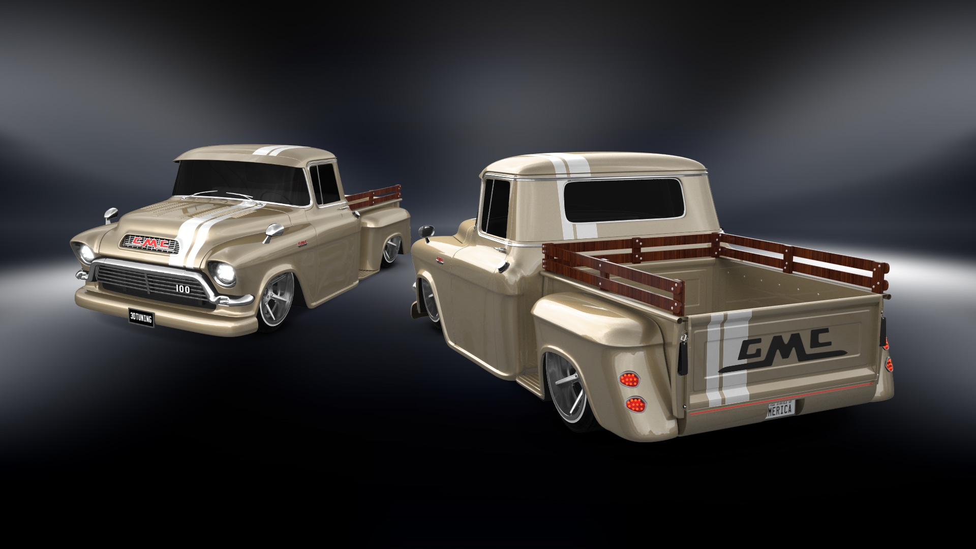 GMC 100 Stepside 2 Door pickup truck 1957