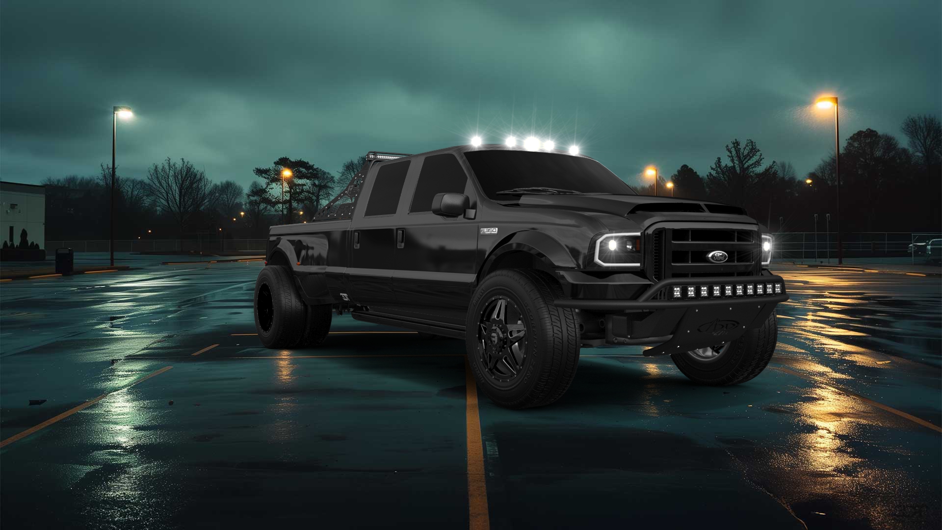 Ford F-350 DRW 4 Door pickup truck 1999