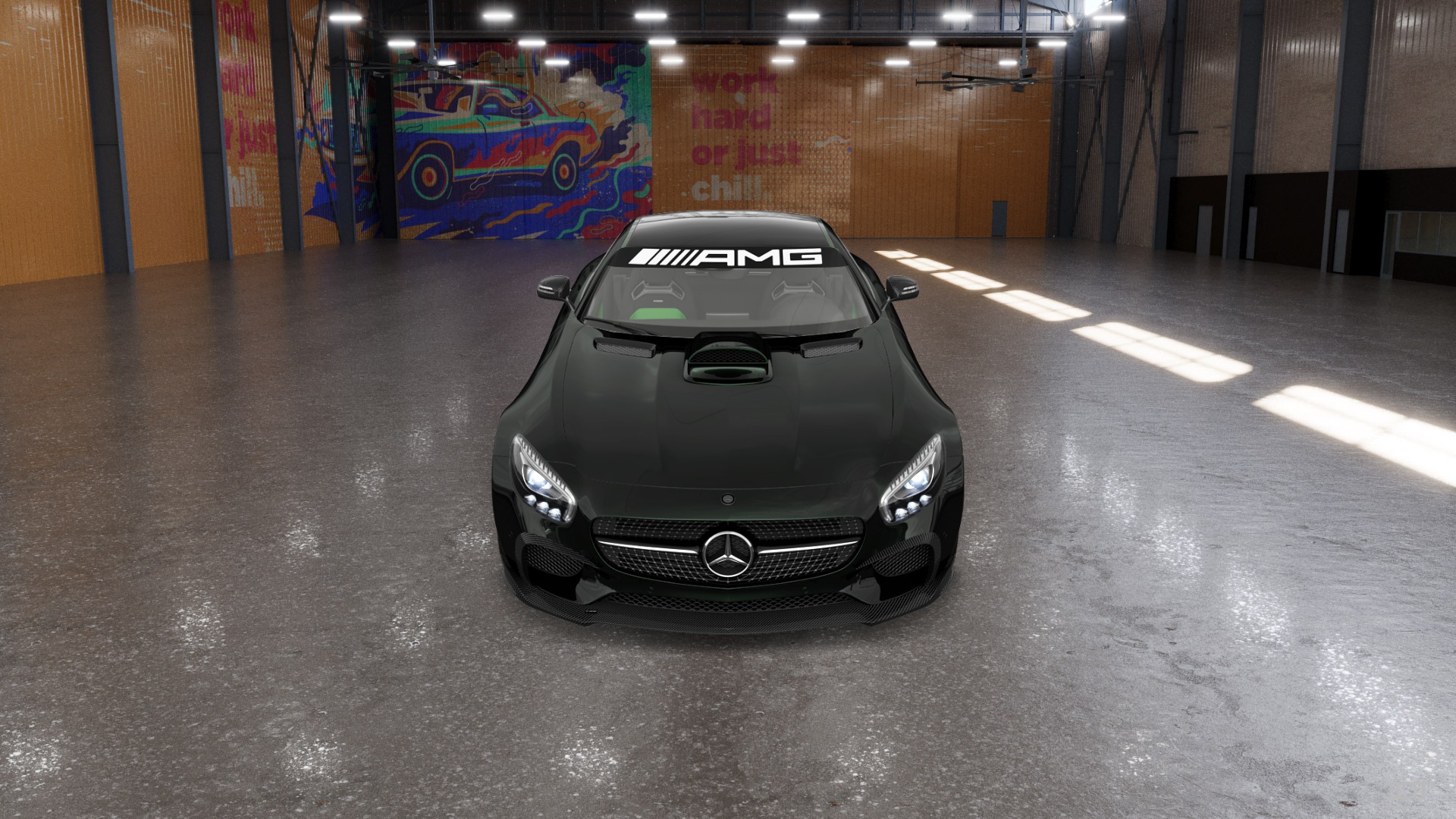 Mercedes AMG GT 2 door fastback coupe 2016