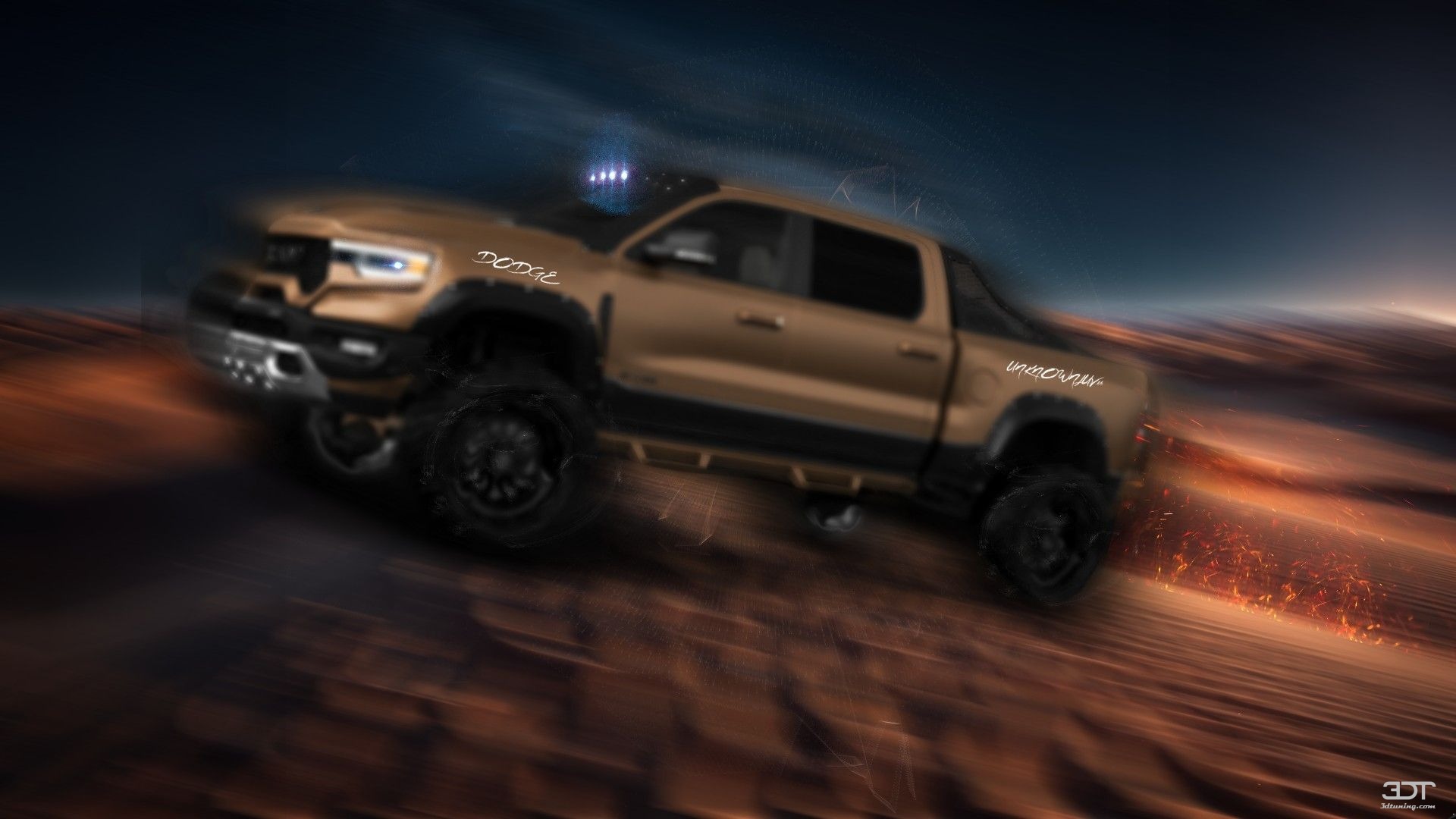 Tuning Dodge Ram 1500 TRX 4 Door pickup truck 2021