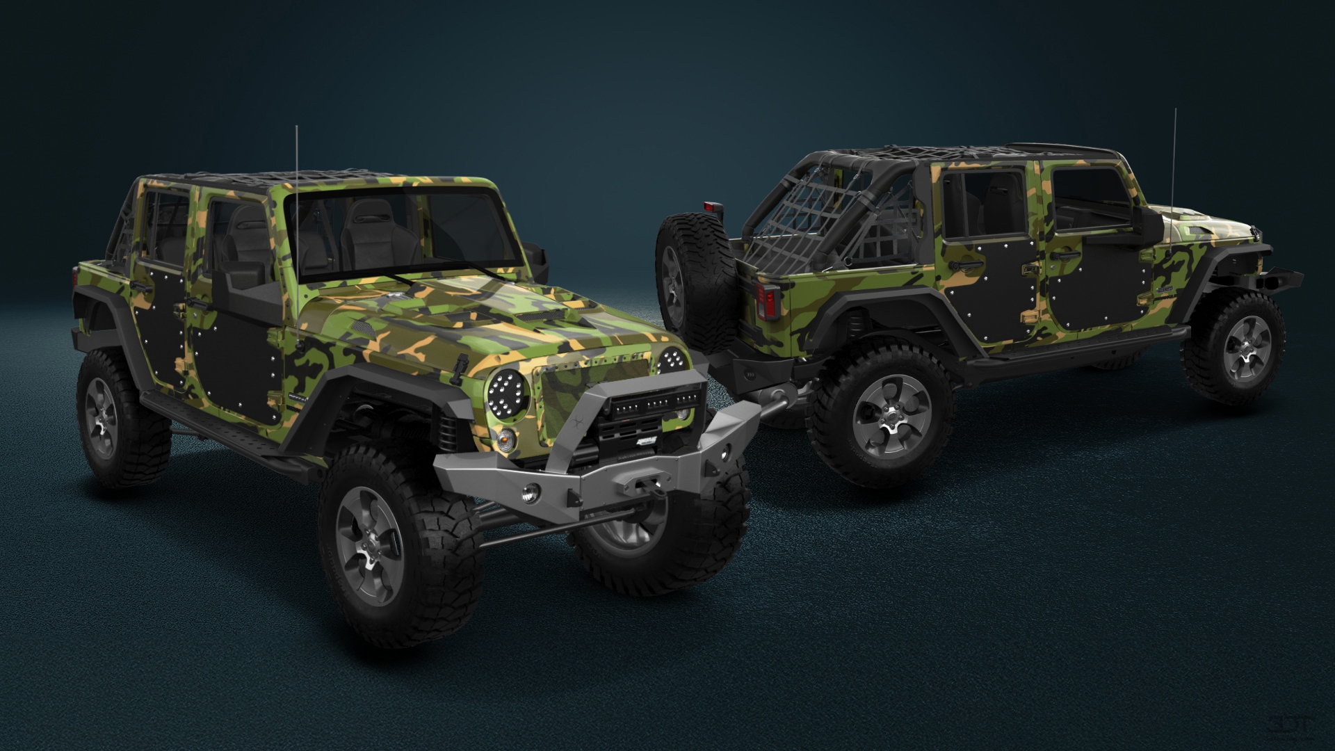 Jeep Wrangler Unlimited JK Rubicon Recon 4 Door SUV 2017