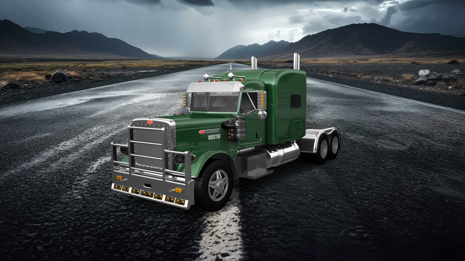 Peterbilt 389 Sleeper Cab Truck 2016 tuning