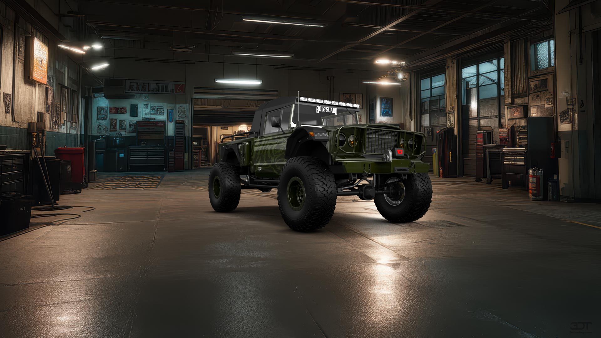 Jeep Kaiser M715 2 Door pickup truck 1968 tuning
