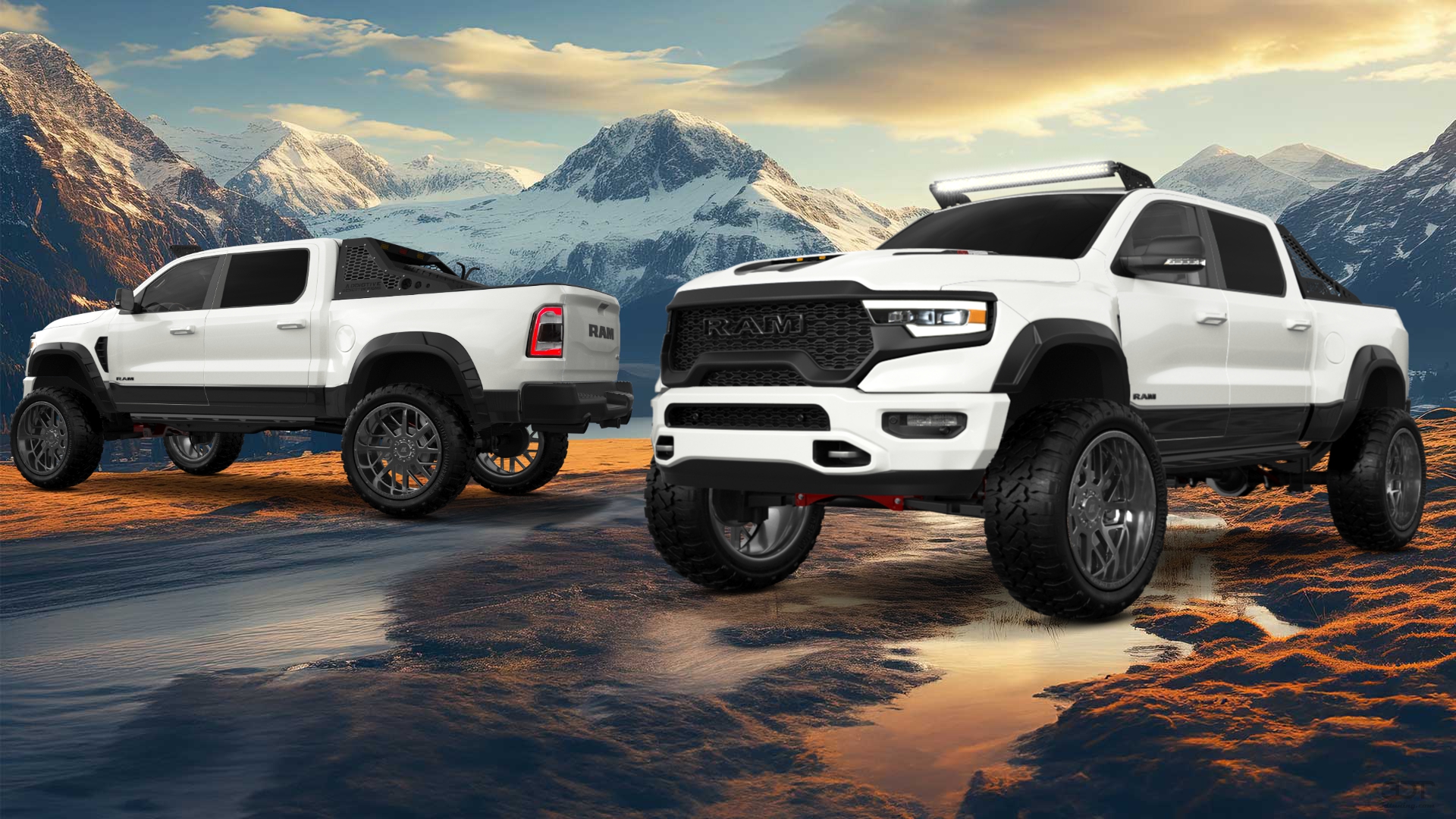 Dodge Ram 1500 TRX 4 Door pickup truck 2021 tuning