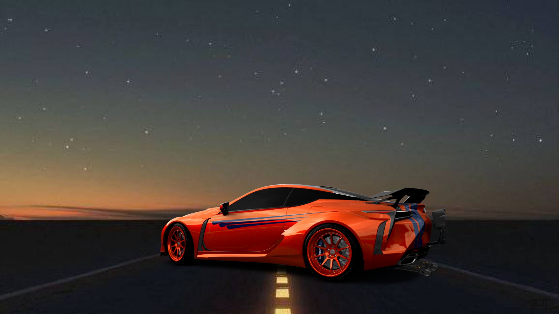 Lexus LC500 2 door fastback coupe 2017 tuning