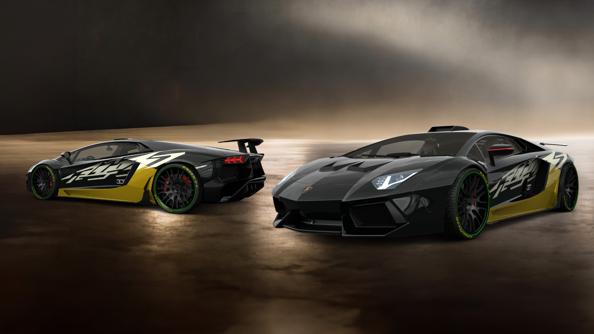 Lamborghini Aventador 2 Door Coupe 2012 tuning