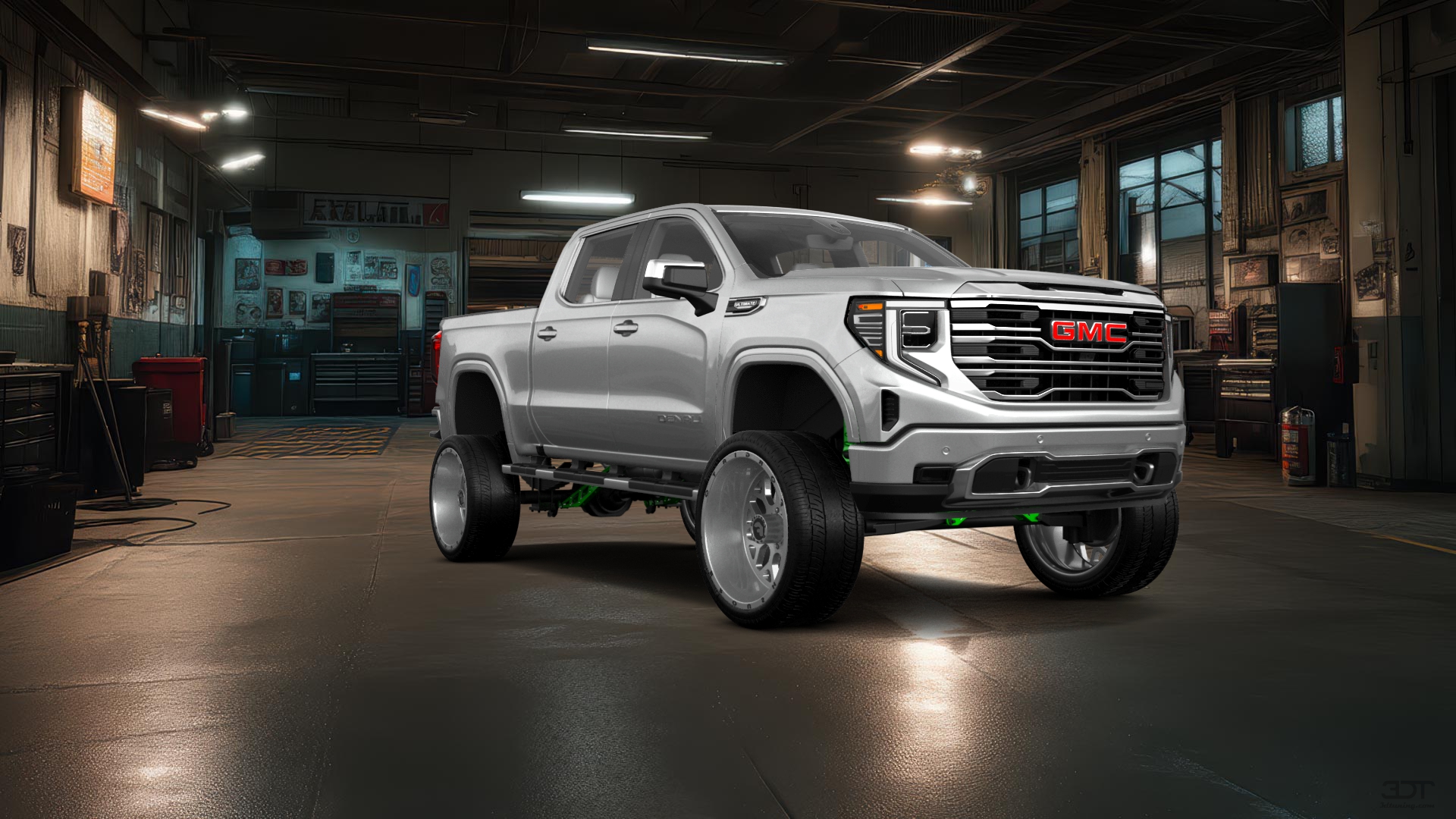 GMC Sierra 1500 Crew Cab 5.8 ft box 4 Door pickup truck 2023 tuning